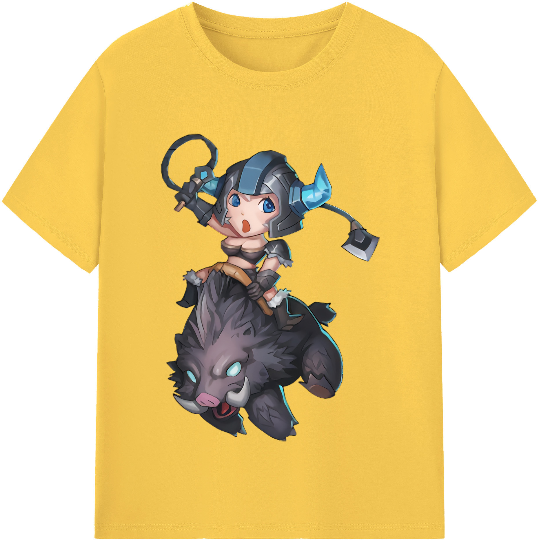 リーグ・オブ・レジェンド League of Legends LOL 綿100％半袖Tシャツ（フロントプリント）