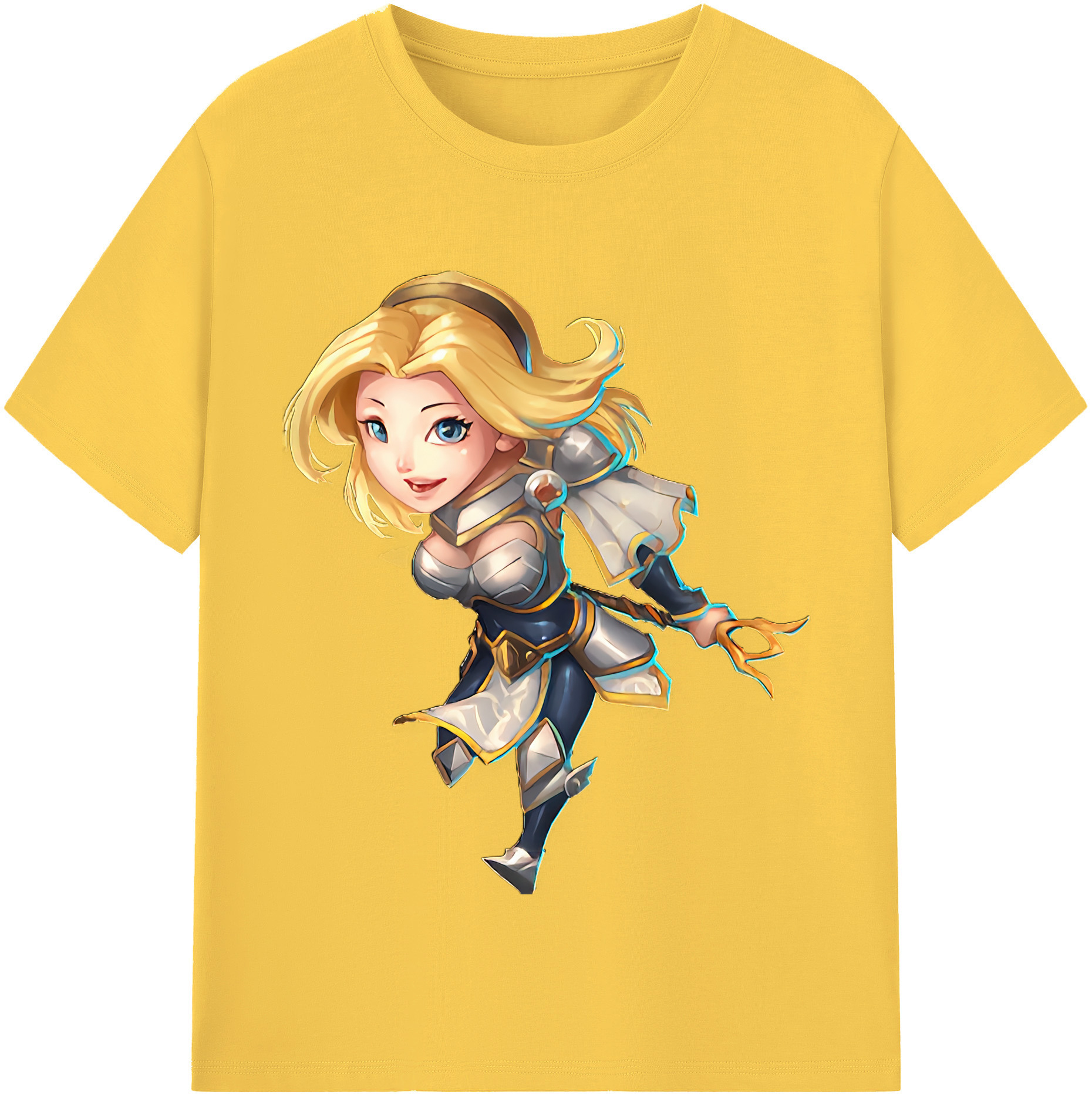 リーグ・オブ・レジェンド League of Legends LOL 綿100％半袖Tシャツ（フロントプリント）