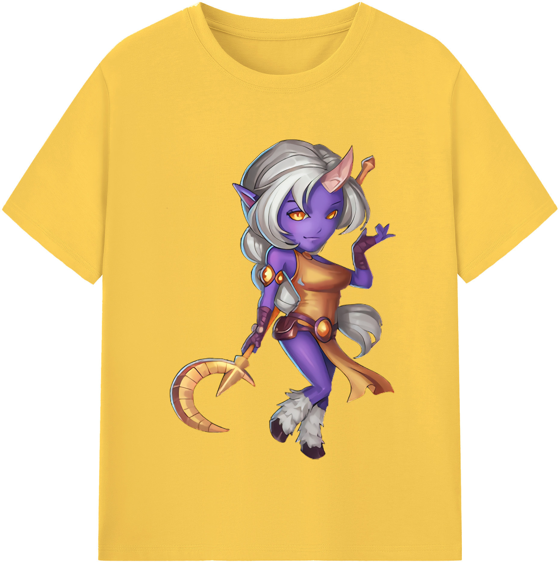 リーグ・オブ・レジェンド League of Legends LOL 綿100％半袖Tシャツ（フロントプリント）