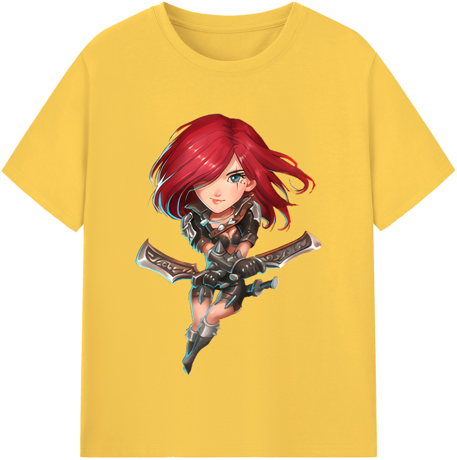リーグ・オブ・レジェンド League of Legends LOL 綿100％半袖Tシャツ（フロントプリント）