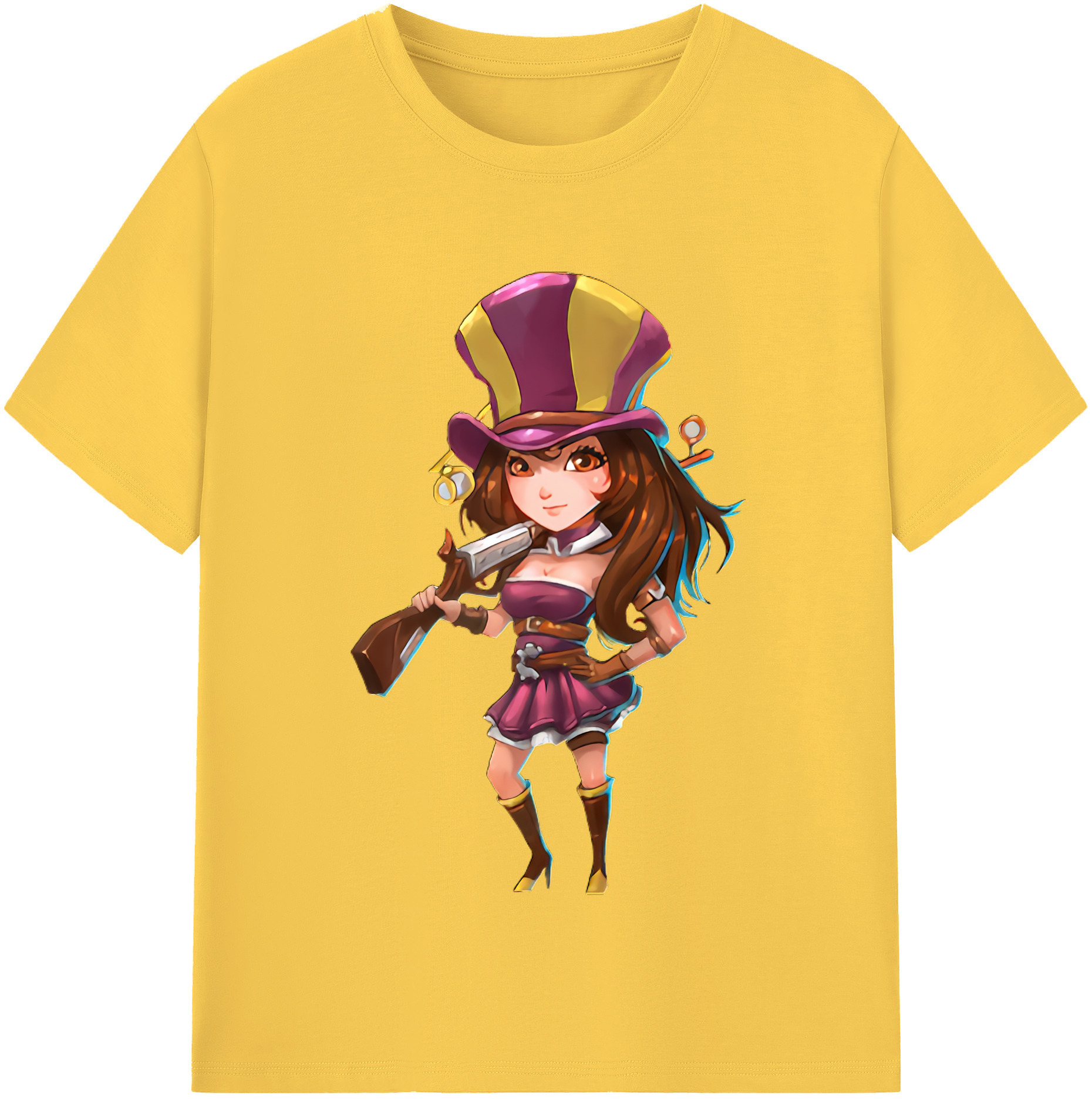 リーグ・オブ・レジェンド League of Legends LOL 綿100％半袖Tシャツ（フロントプリント）
