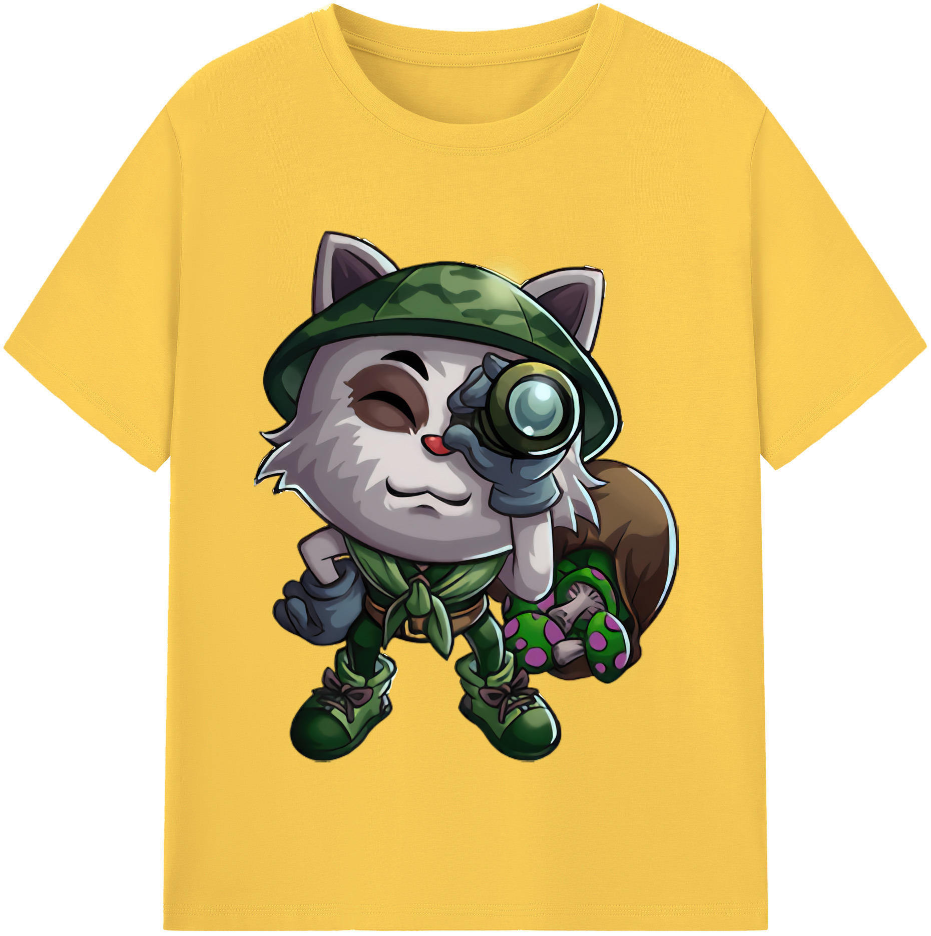 リーグ・オブ・レジェンド League of Legends LOL 綿100％半袖Tシャツ（フロントプリント）