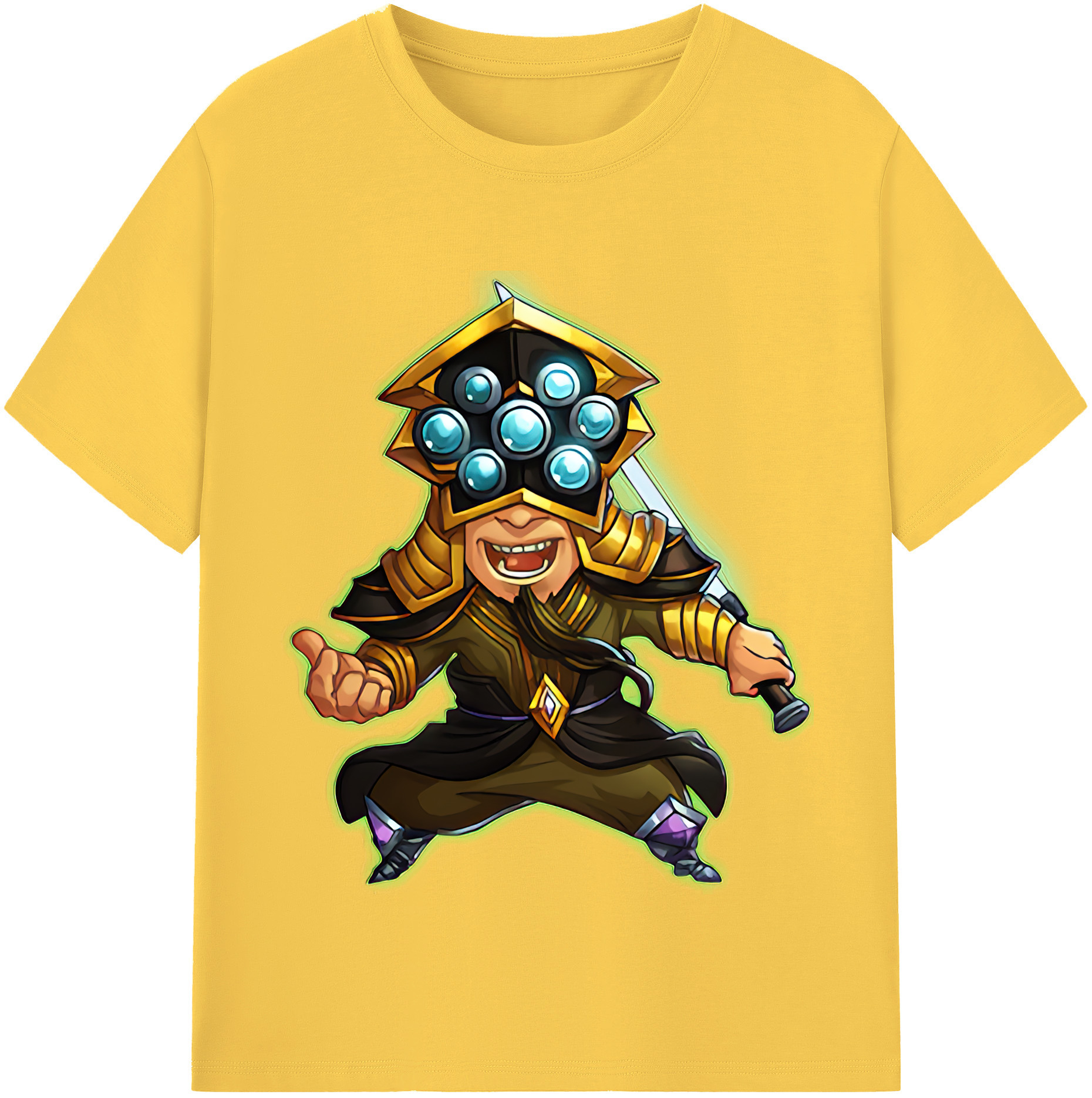 リーグ・オブ・レジェンド League of Legends LOL 綿100％半袖Tシャツ（フロントプリント）
