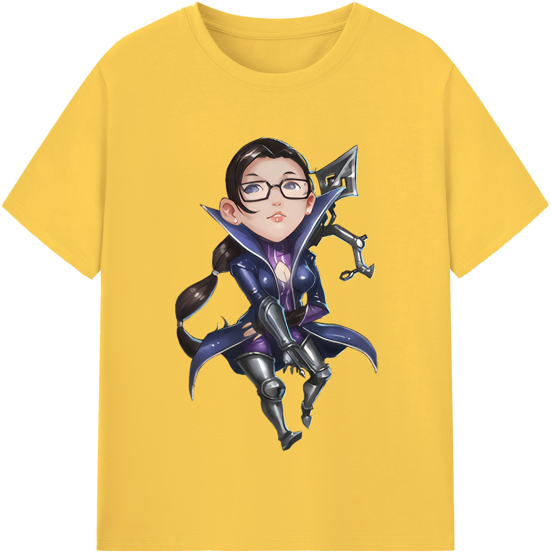 リーグ・オブ・レジェンド League of Legends LOL 綿100％半袖Tシャツ（フロントプリント）
