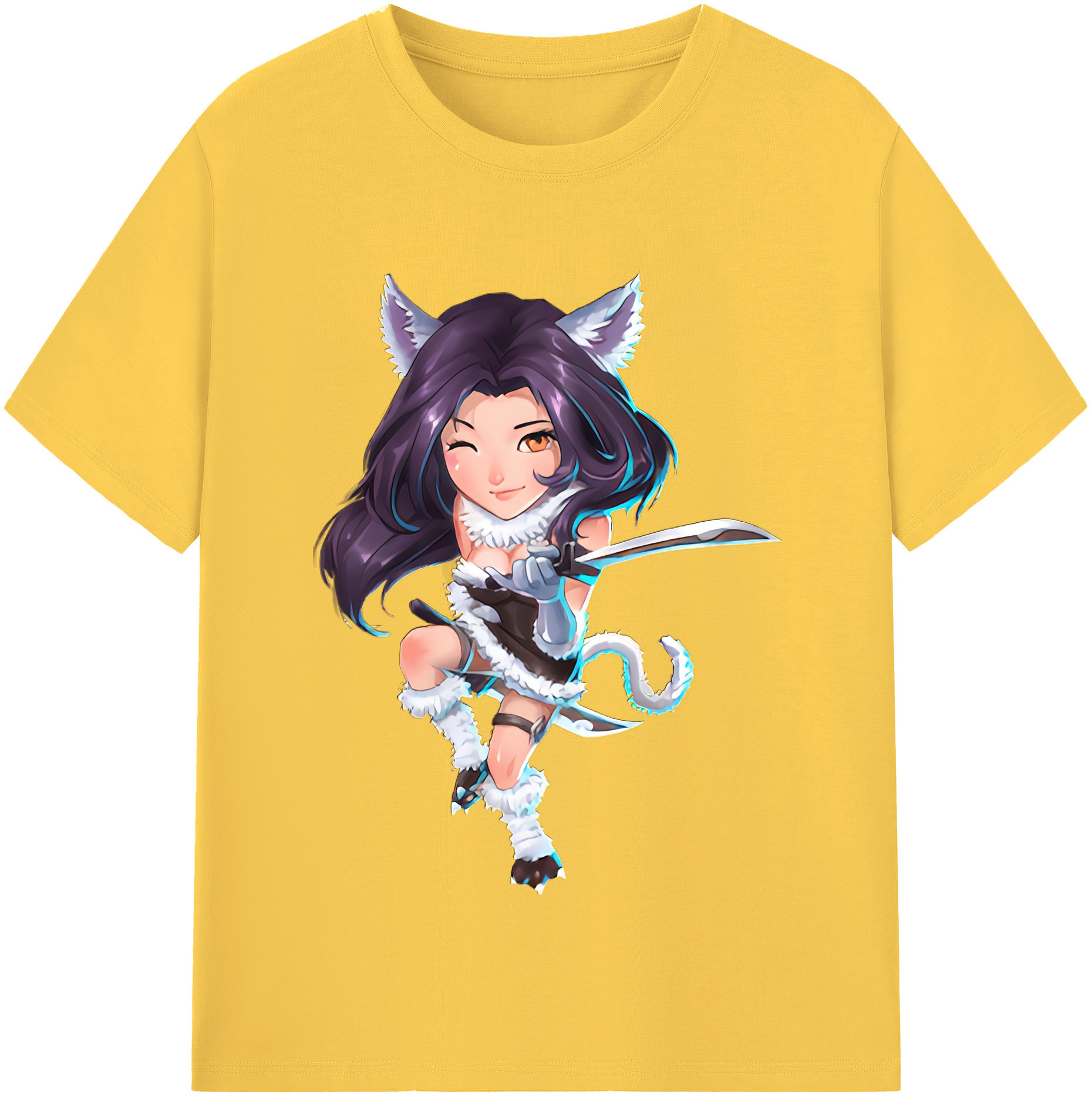 リーグ・オブ・レジェンド League of Legends LOL 綿100％半袖Tシャツ（フロントプリント）