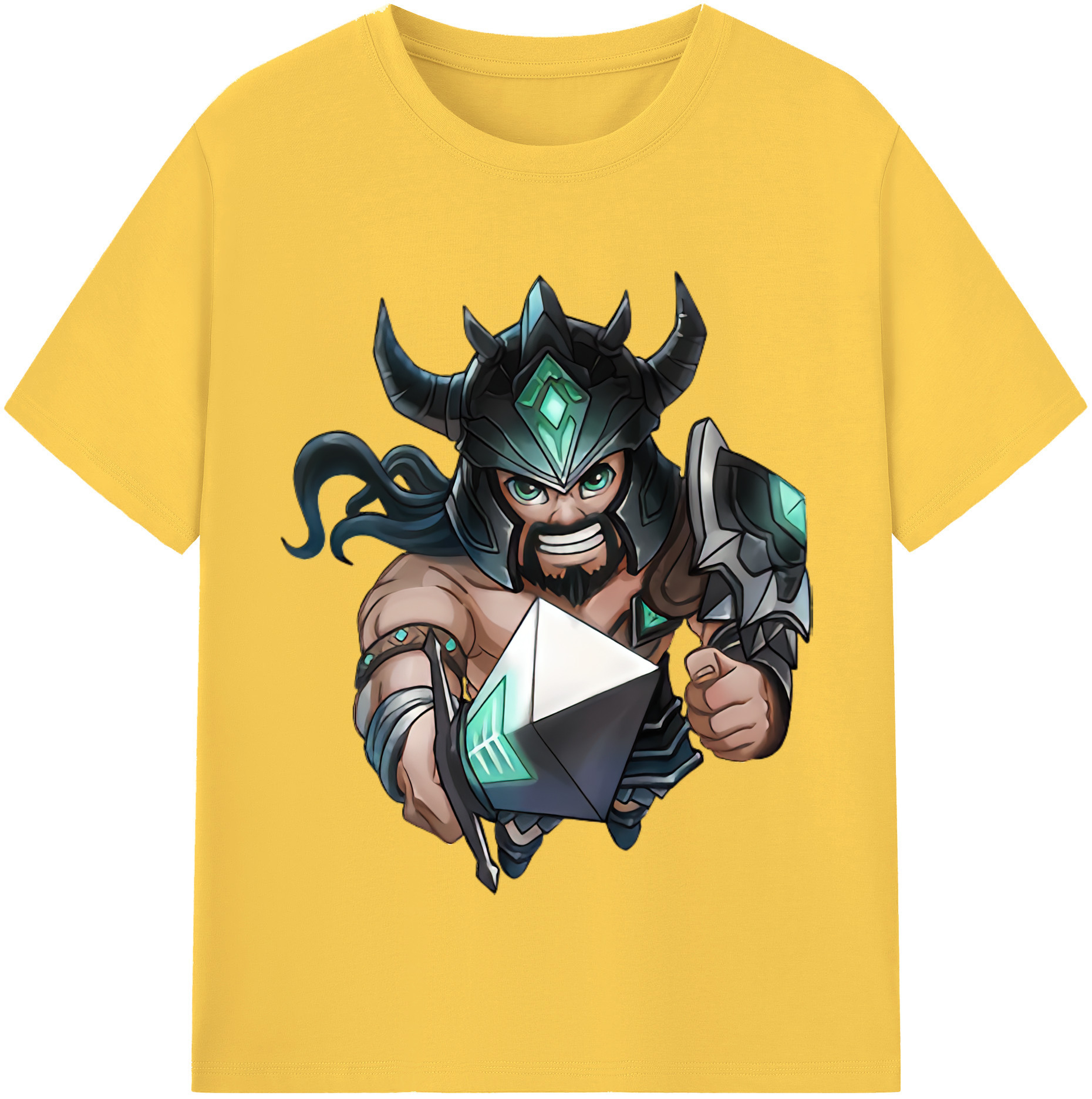 リーグ・オブ・レジェンド League of Legends LOL 綿100％半袖Tシャツ（フロントプリント）