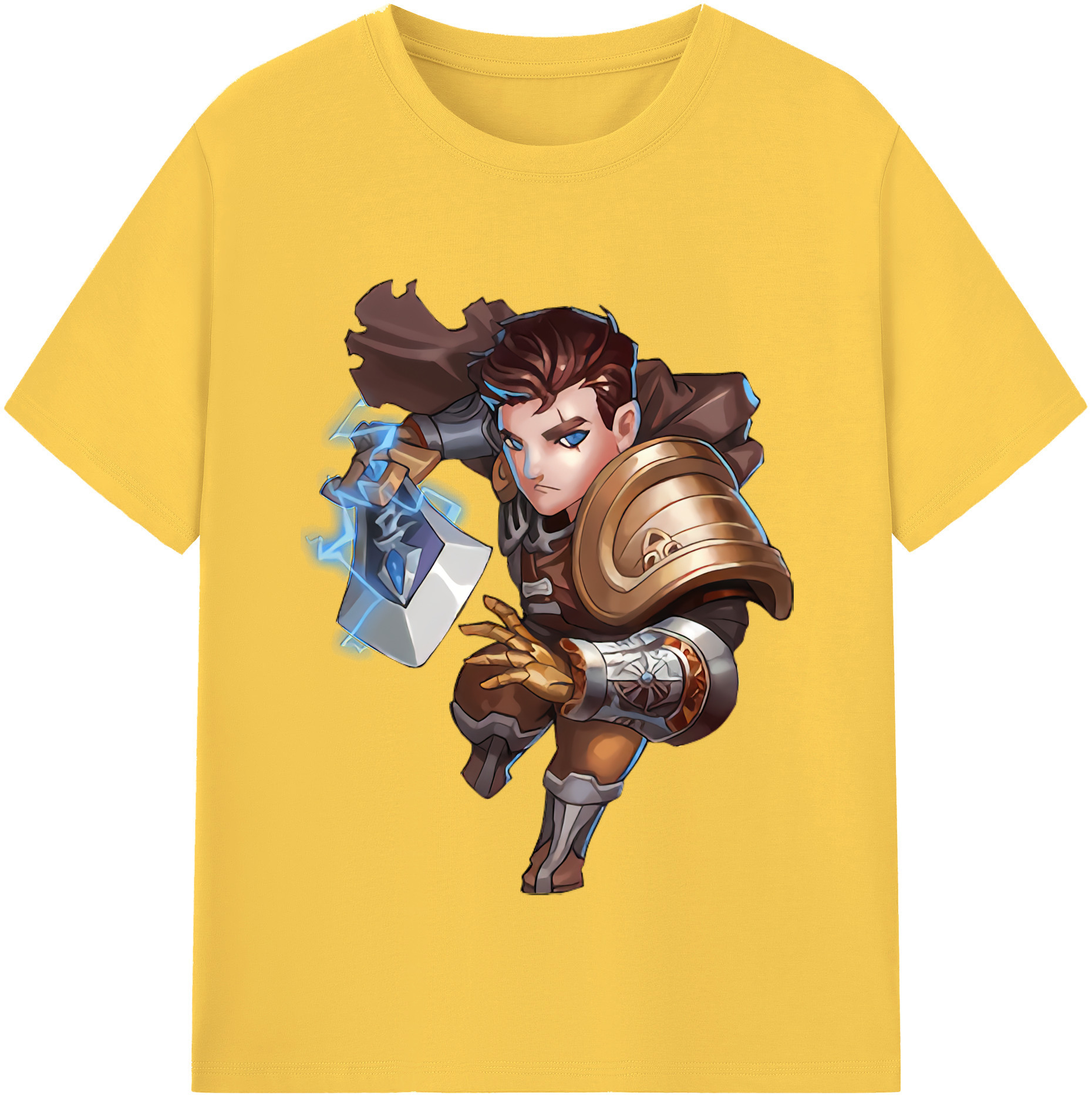 リーグ・オブ・レジェンド League of Legends LOL 綿100％半袖Tシャツ（フロントプリント）