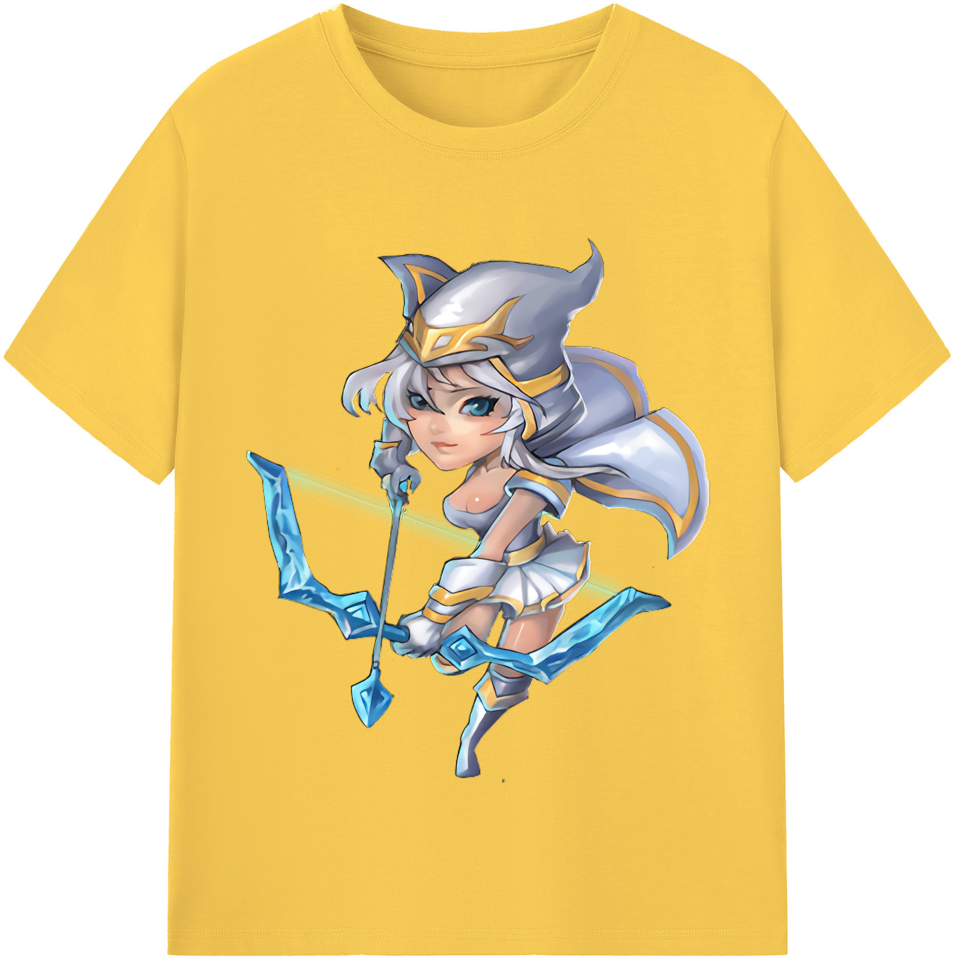 リーグ・オブ・レジェンド League of Legends LOL 綿100％半袖Tシャツ（フロントプリント）