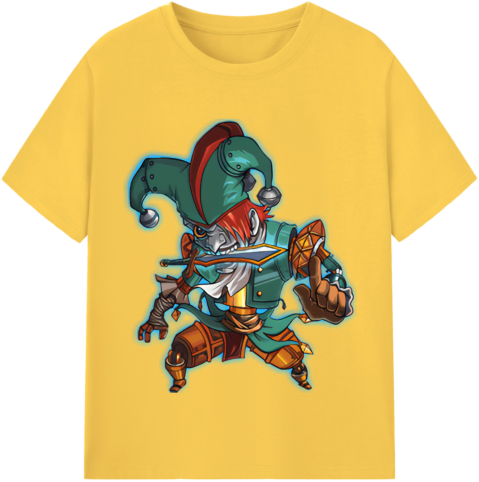 リーグ・オブ・レジェンド League of Legends LOL 綿100％半袖Tシャツ（フロントプリント）