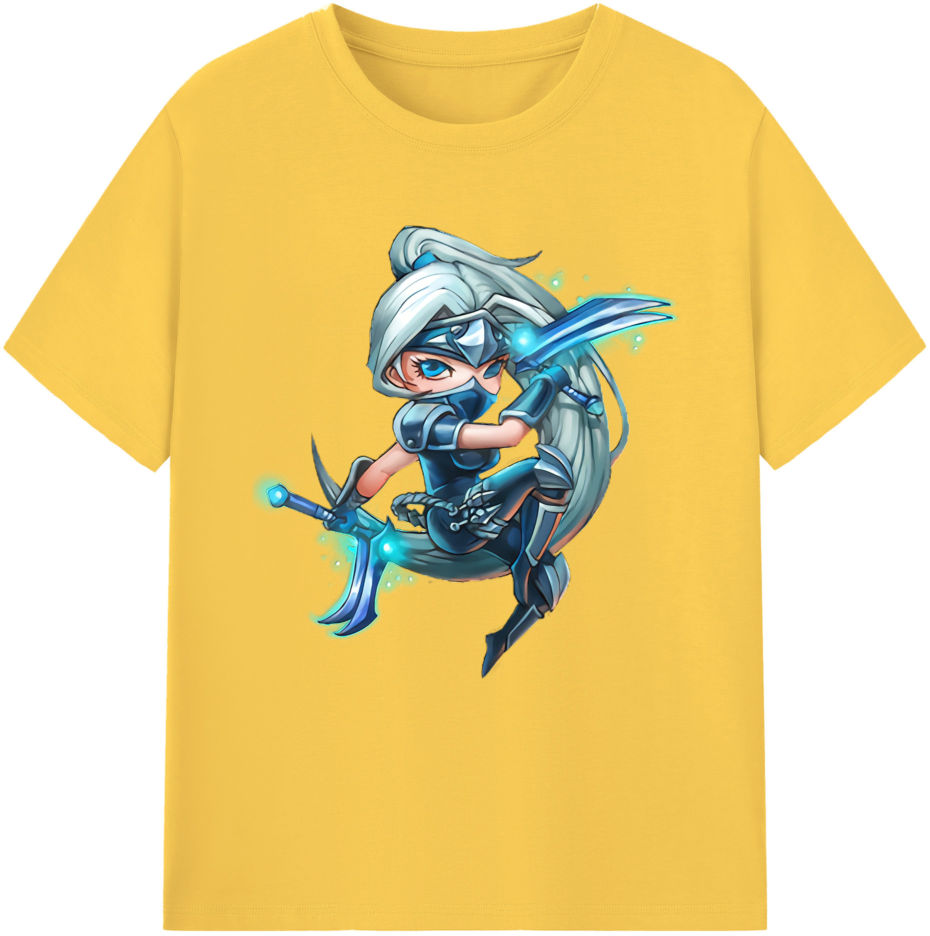 リーグ・オブ・レジェンド League of Legends LOL 綿100％半袖Tシャツ（フロントプリント）