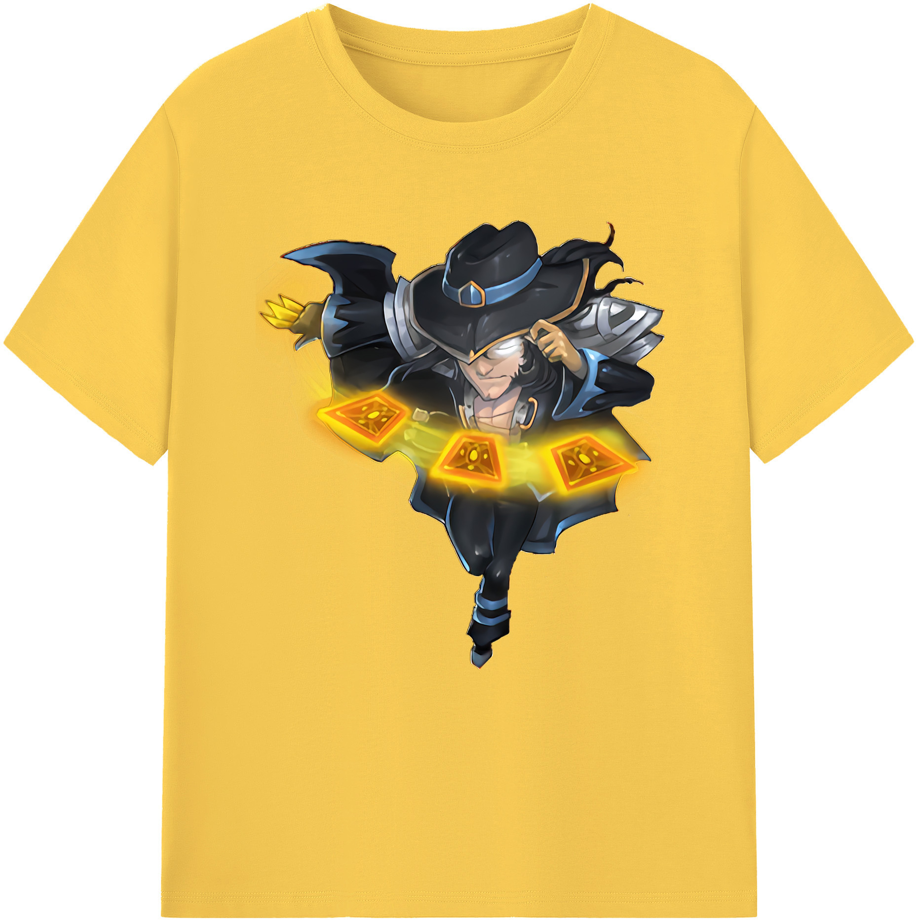 リーグ・オブ・レジェンド League of Legends LOL 綿100％半袖Tシャツ（フロントプリント）