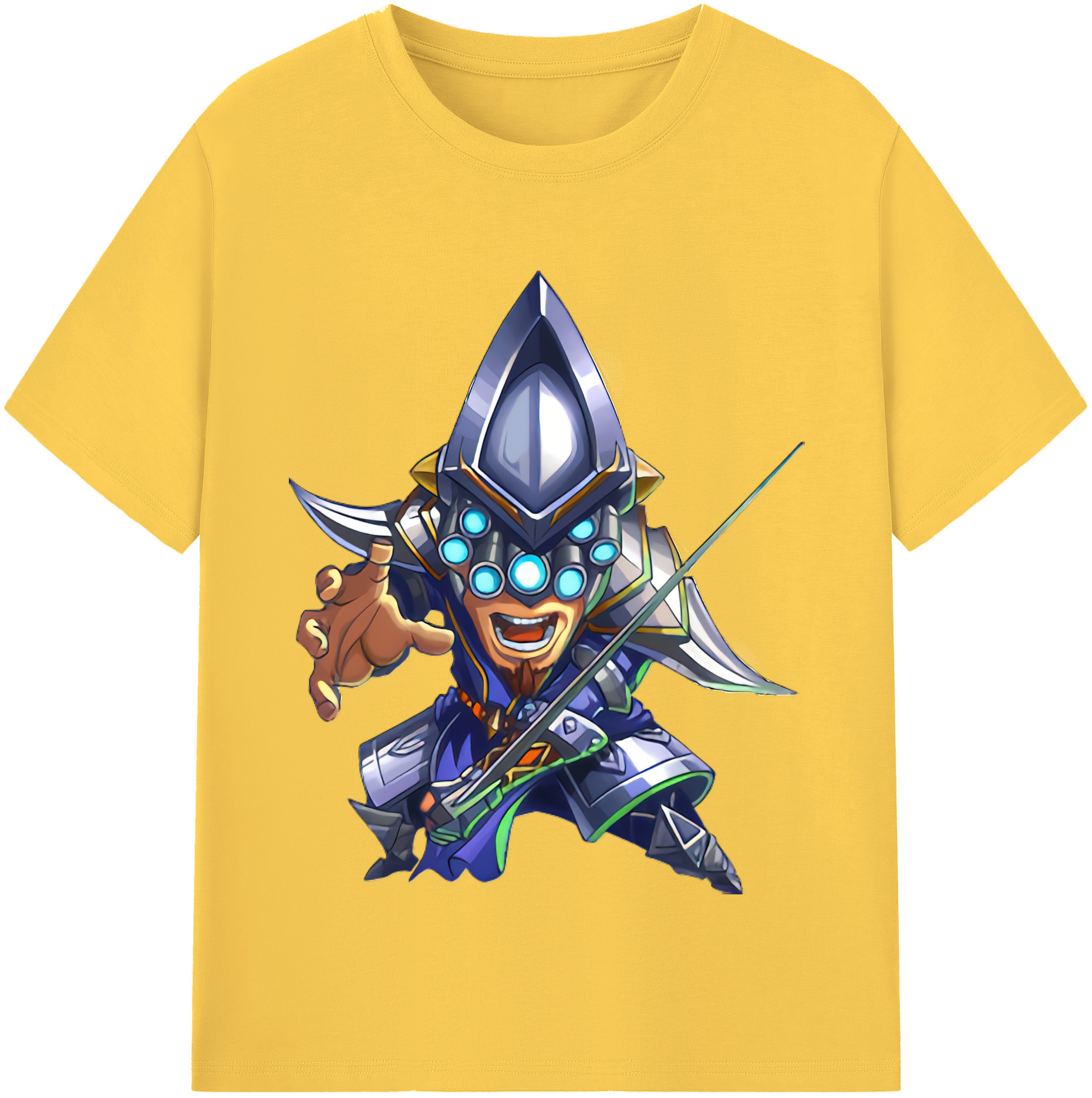リーグ・オブ・レジェンド League of Legends LOL 綿100％半袖Tシャツ（フロントプリント）