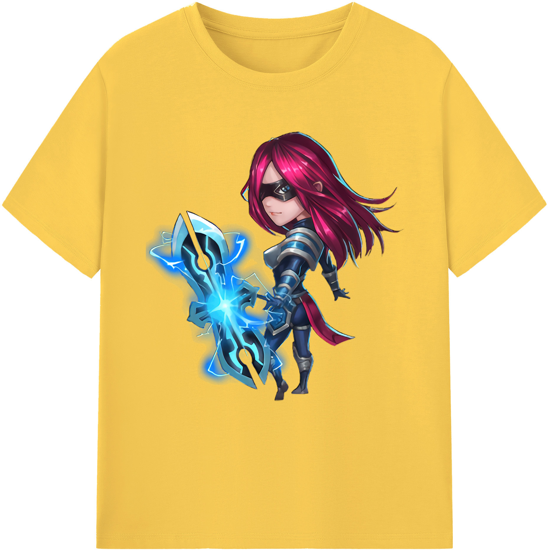リーグ・オブ・レジェンド League of Legends LOL 綿100％半袖Tシャツ（フロントプリント）