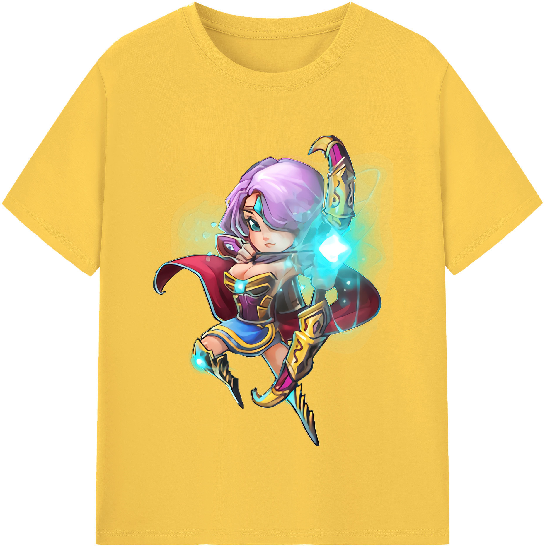 リーグ・オブ・レジェンド League of Legends LOL 綿100％半袖Tシャツ（フロントプリント）