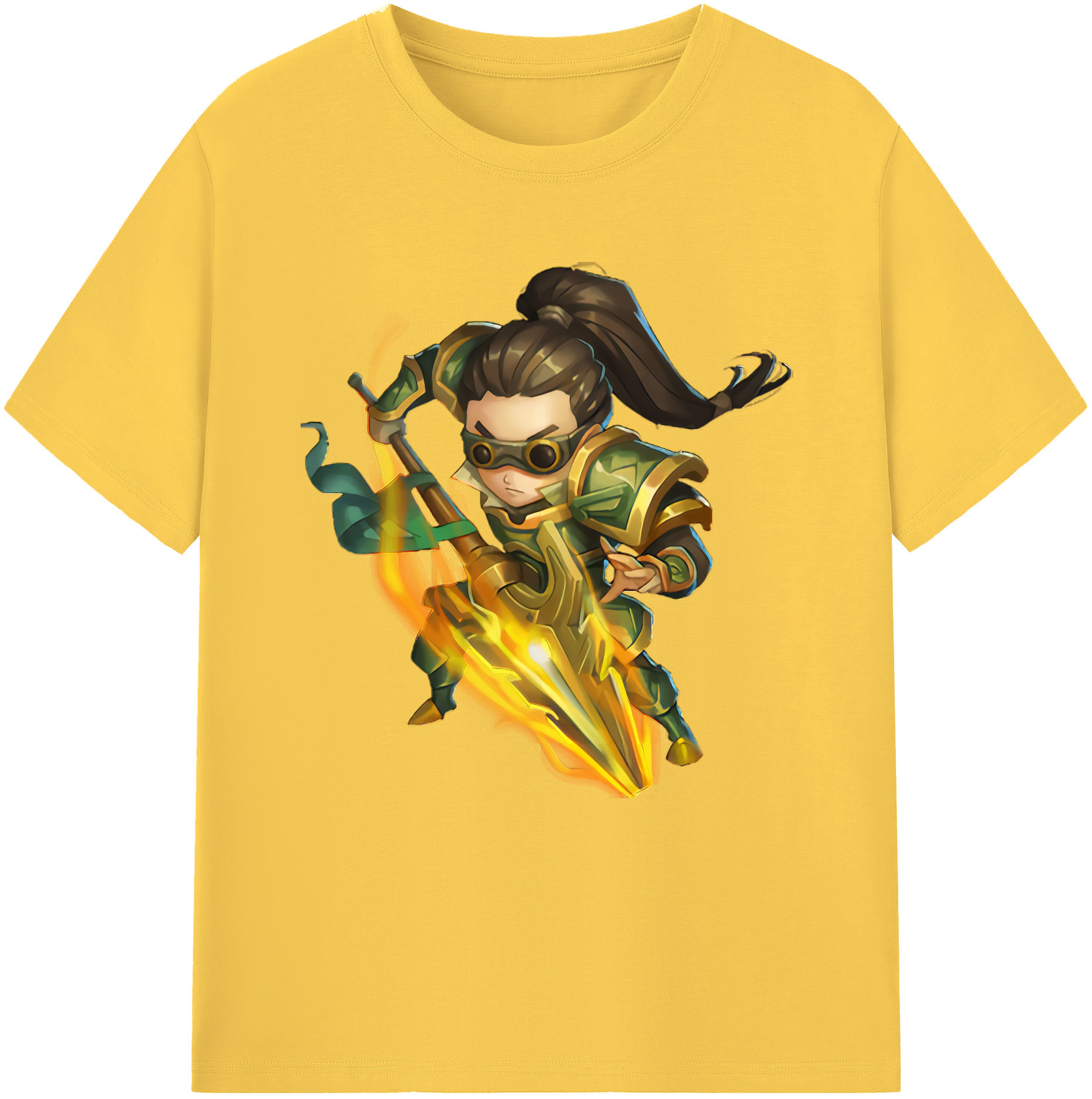 リーグ・オブ・レジェンド League of Legends LOL 綿100％半袖Tシャツ（フロントプリント）