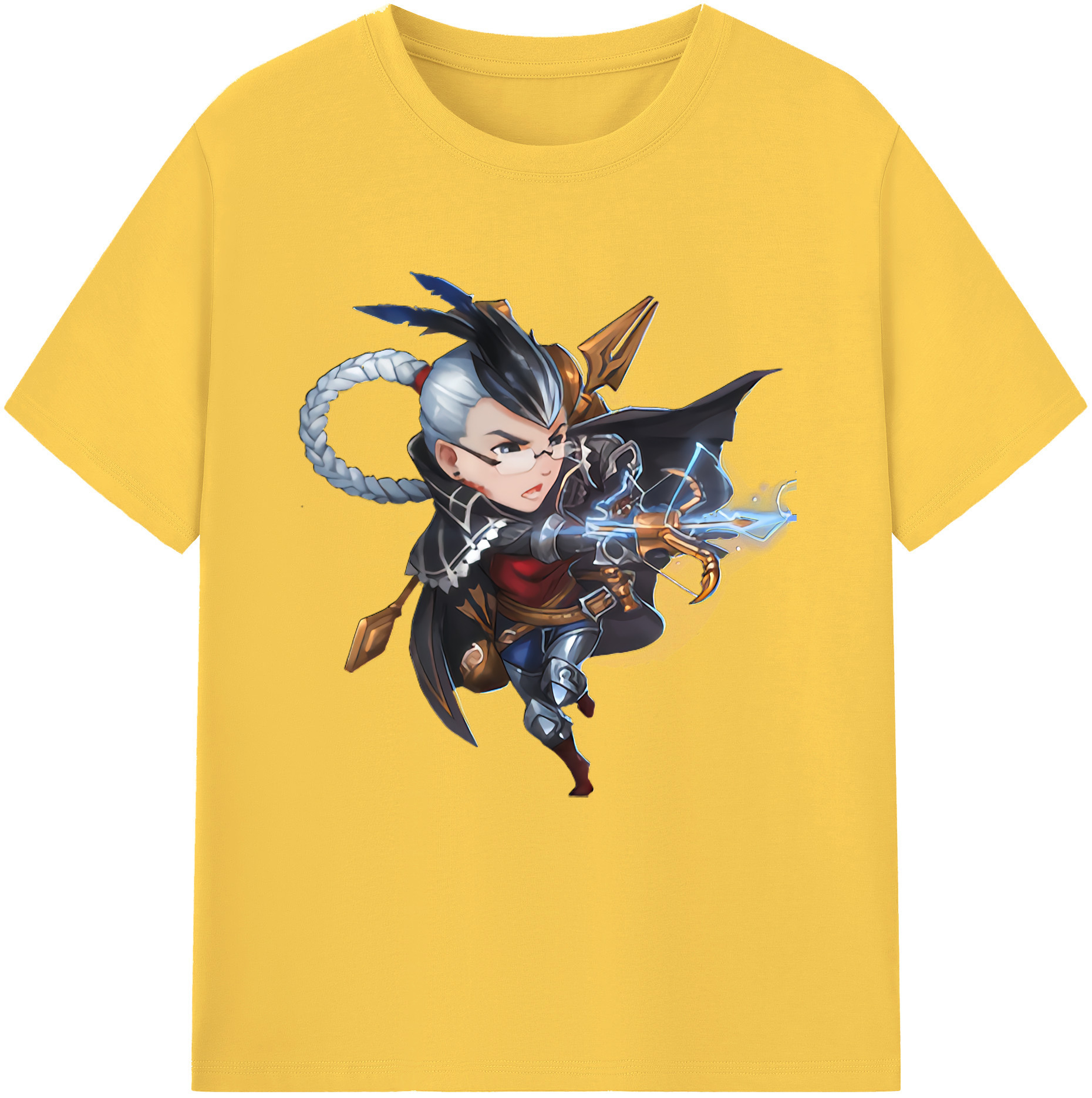 リーグ・オブ・レジェンド League of Legends LOL 綿100％半袖Tシャツ（フロントプリント）