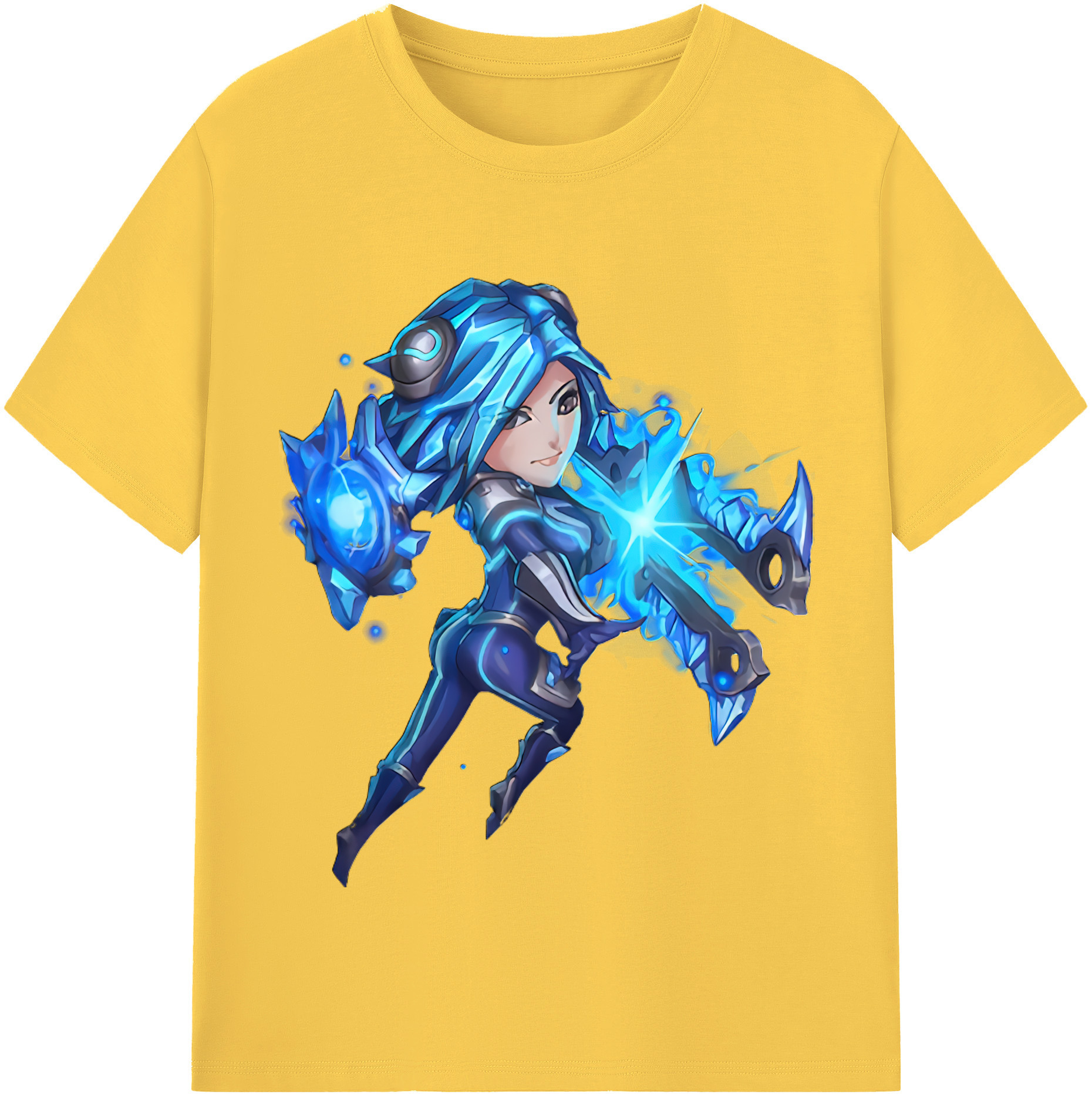 リーグ・オブ・レジェンド League of Legends LOL 綿100％半袖Tシャツ（フロントプリント）