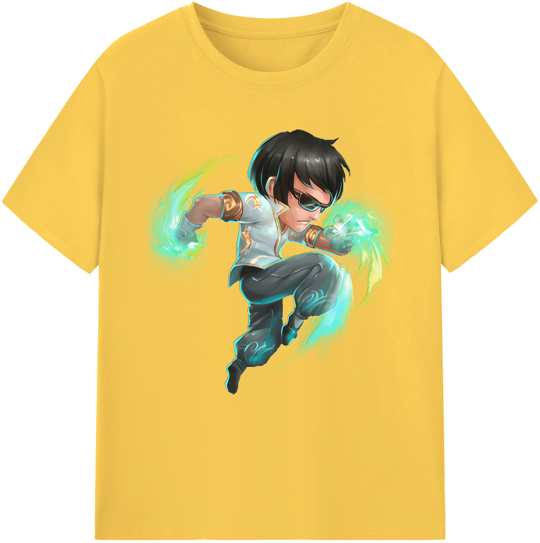 （画像用） リーグ・オブ・レジェンド League of Legends LOL 綿100％半袖Tシャツ（フロントプリント）