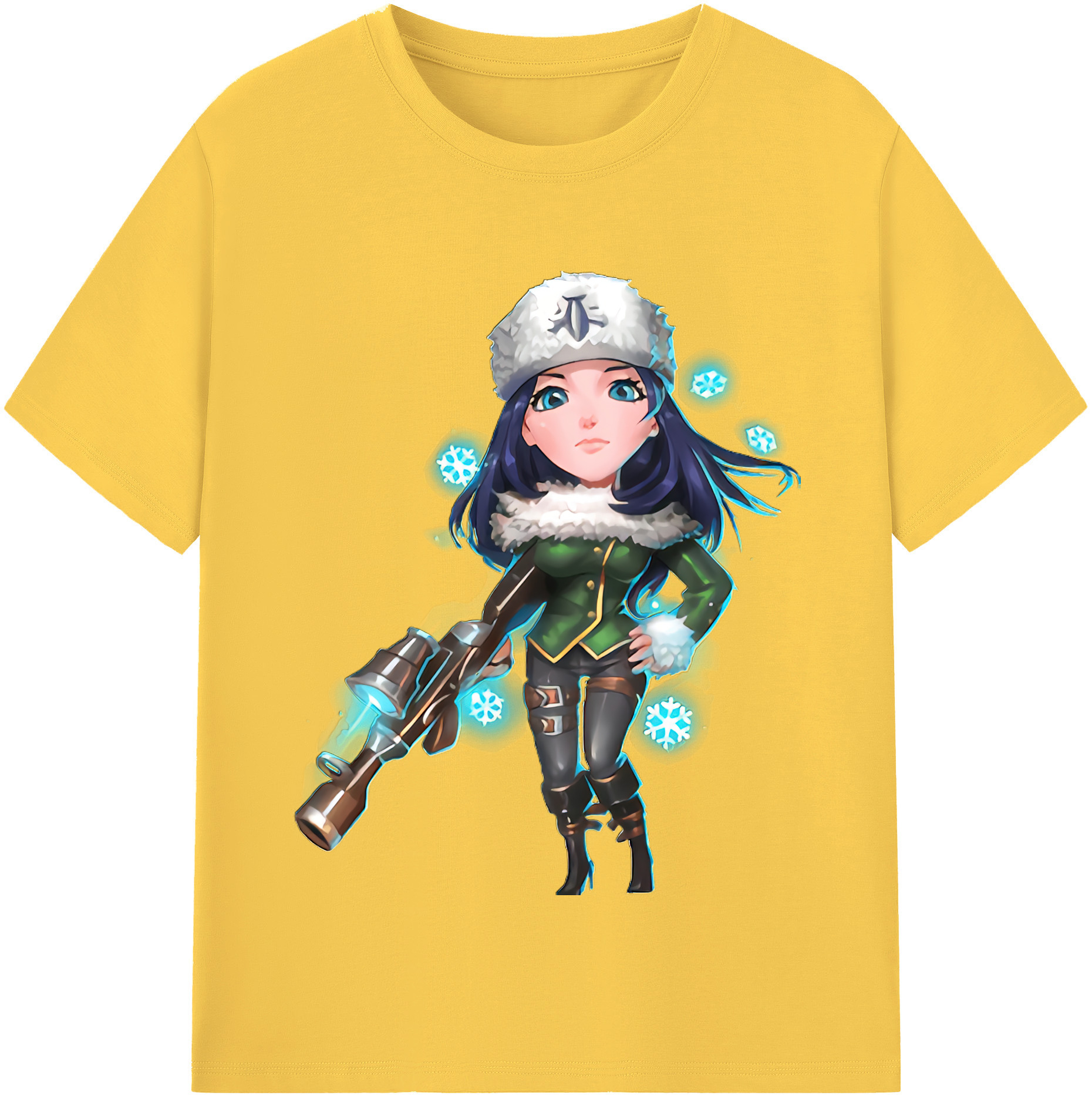 リーグ・オブ・レジェンド League of Legends LOL 綿100％半袖Tシャツ（フロントプリント）