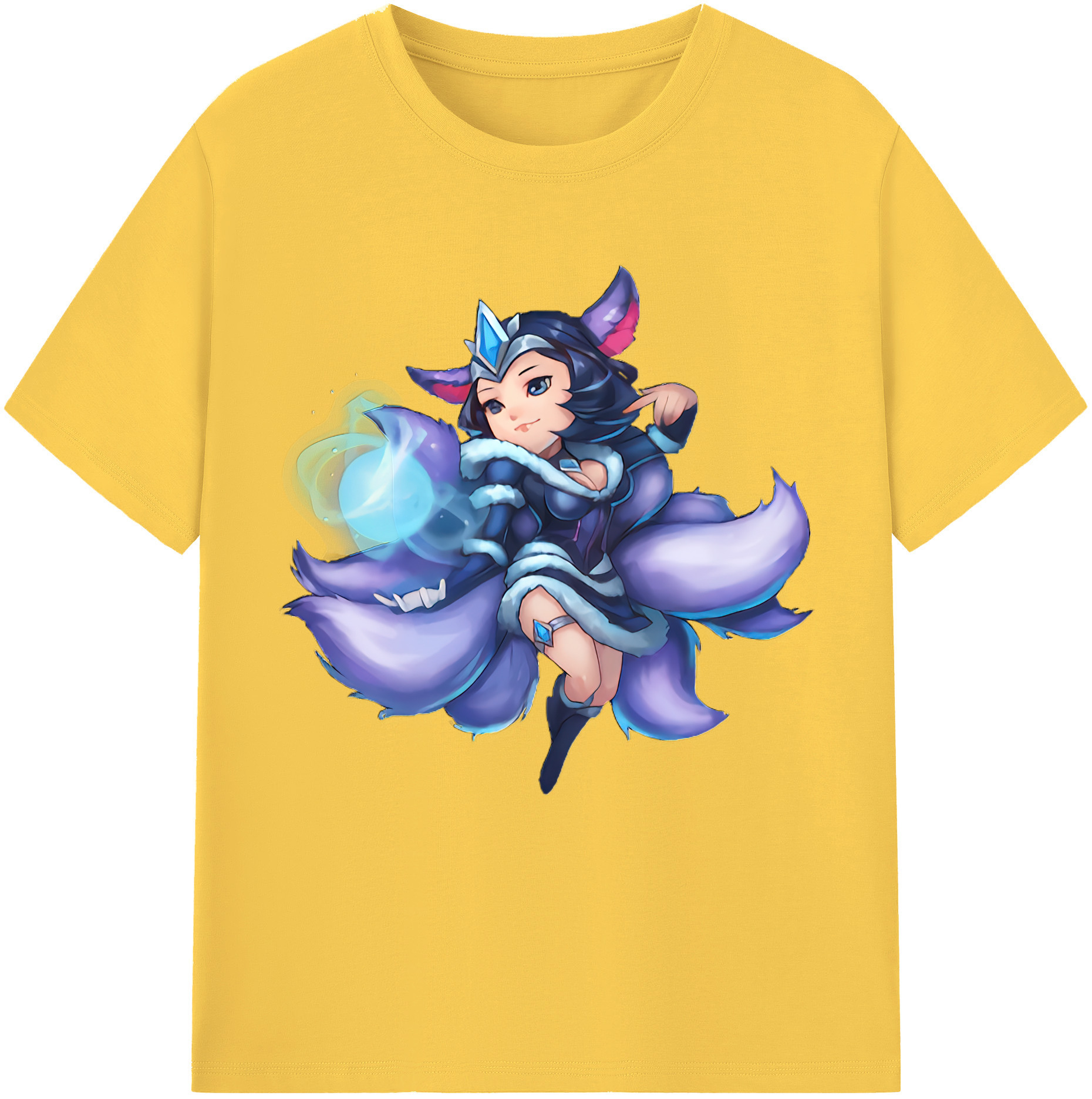 リーグ・オブ・レジェンド League of Legends LOL 綿100％半袖Tシャツ（フロントプリント）