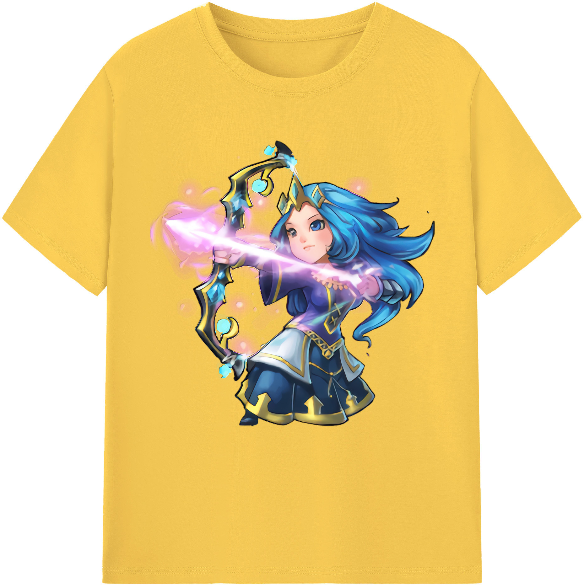 リーグ・オブ・レジェンド League of Legends LOL 綿100％半袖Tシャツ（フロントプリント）