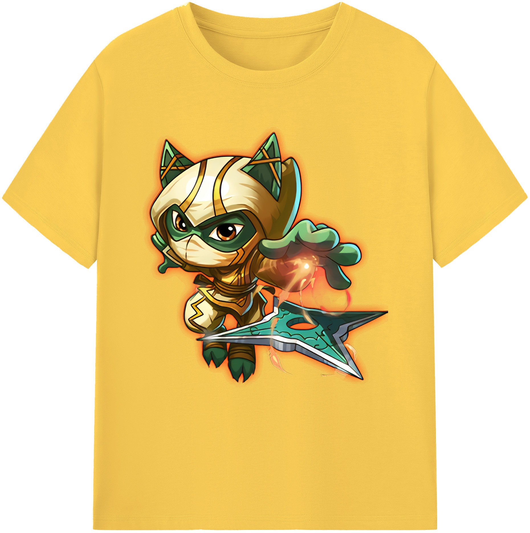 リーグ・オブ・レジェンド League of Legends LOL 綿100％半袖Tシャツ（フロントプリント）