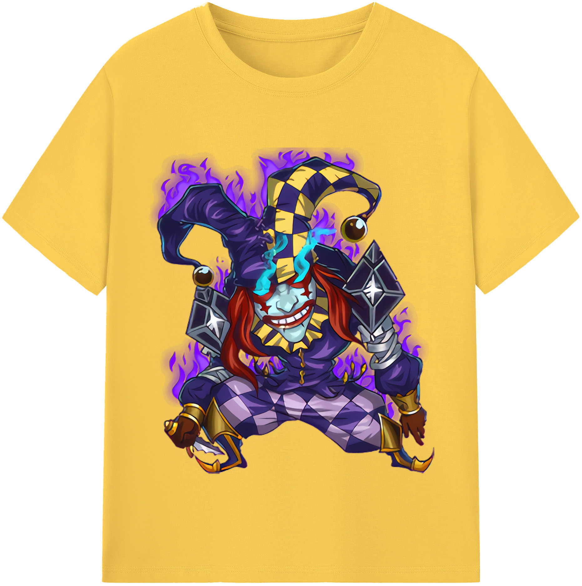 リーグ・オブ・レジェンド League of Legends LOL 綿100％半袖Tシャツ（フロントプリント）