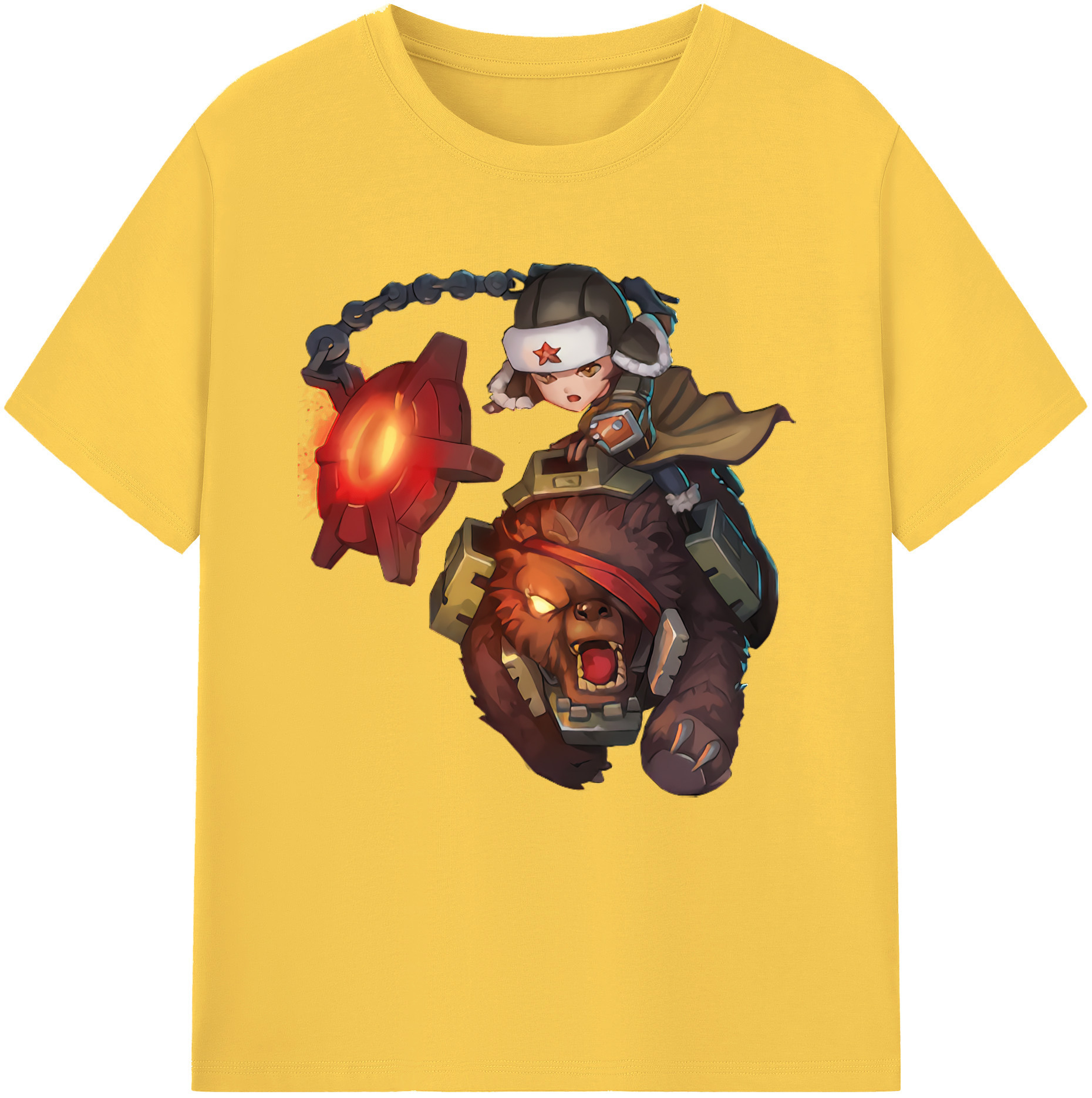 リーグ・オブ・レジェンド League of Legends LOL 綿100％半袖Tシャツ（フロントプリント）