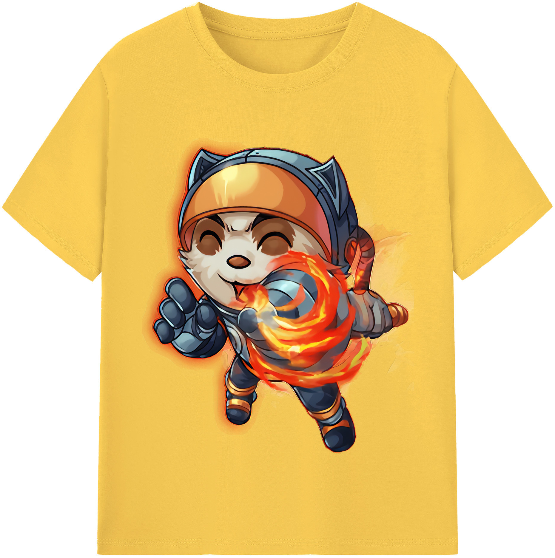 リーグ・オブ・レジェンド League of Legends LOL 綿100％半袖Tシャツ（フロントプリント）