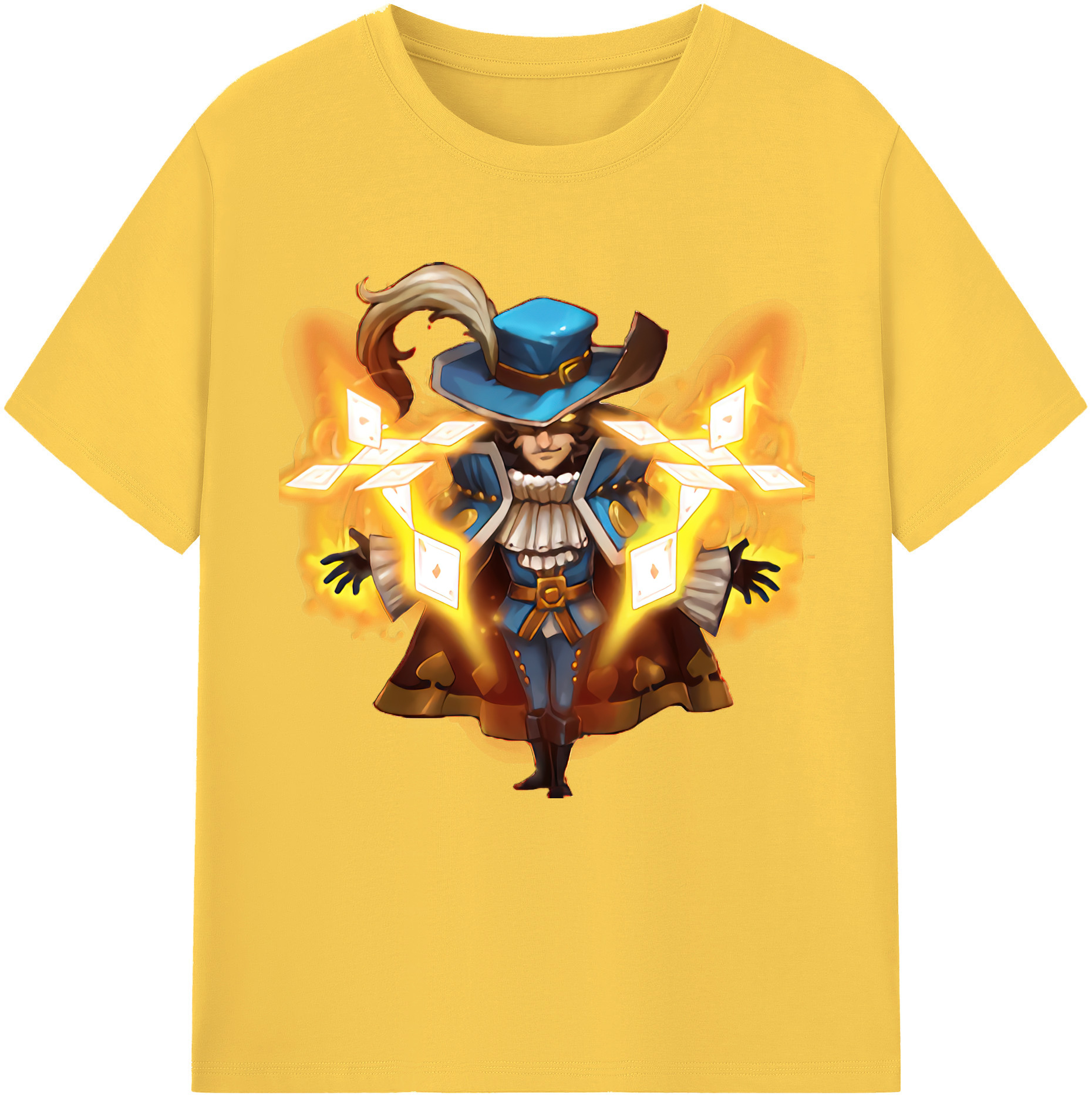 リーグ・オブ・レジェンド League of Legends LOL 綿100％半袖Tシャツ（フロントプリント）