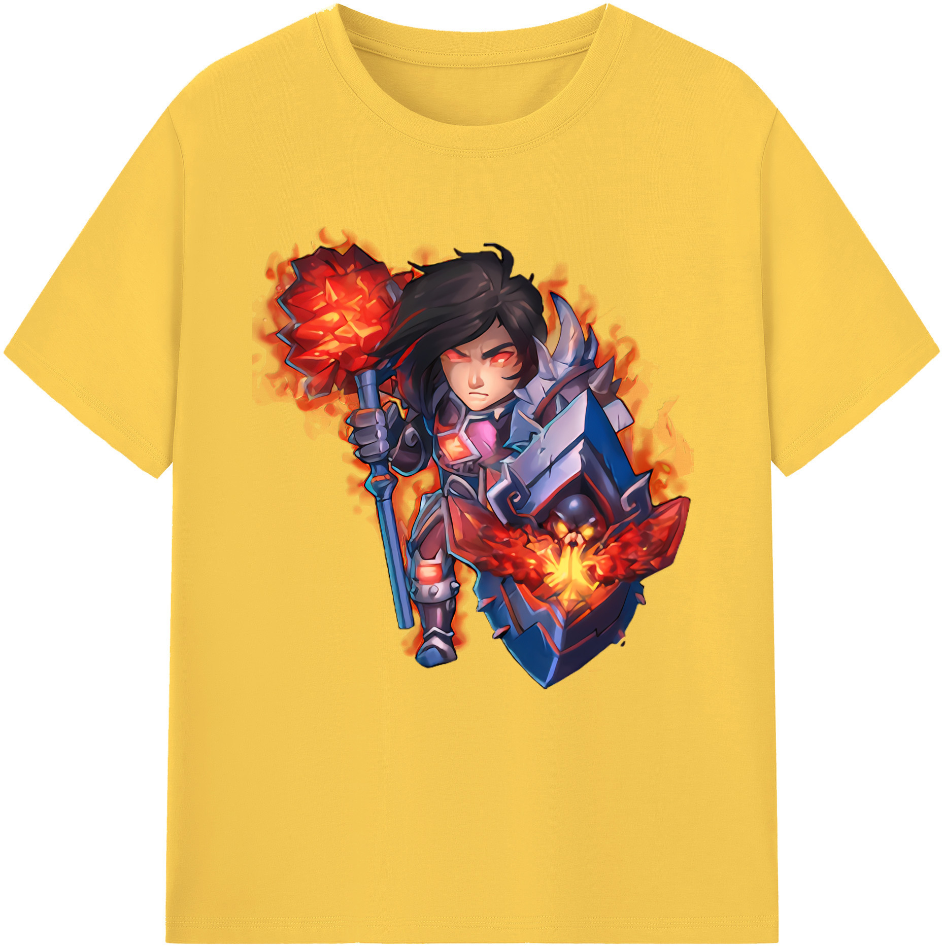 リーグ・オブ・レジェンド League of Legends LOL 綿100％半袖Tシャツ（フロントプリント）