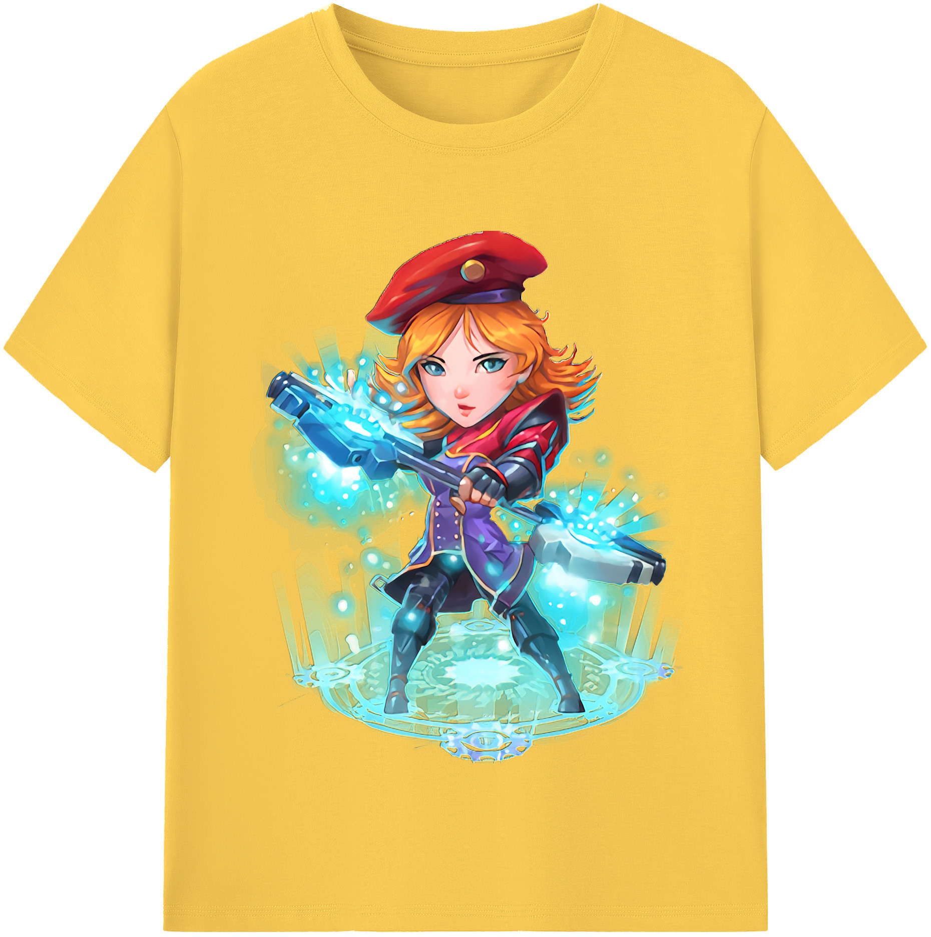 リーグ・オブ・レジェンド League of Legends LOL 綿100％半袖Tシャツ（フロントプリント）