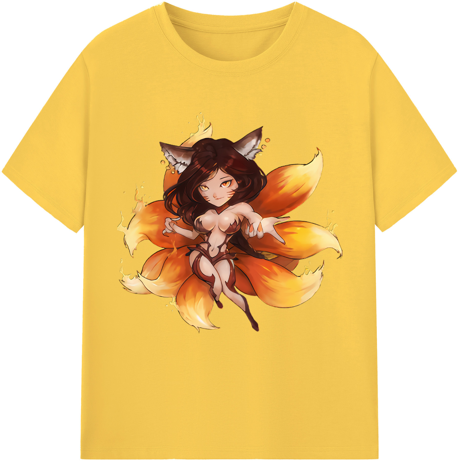 リーグ・オブ・レジェンド League of Legends LOL 綿100％半袖Tシャツ（フロントプリント）