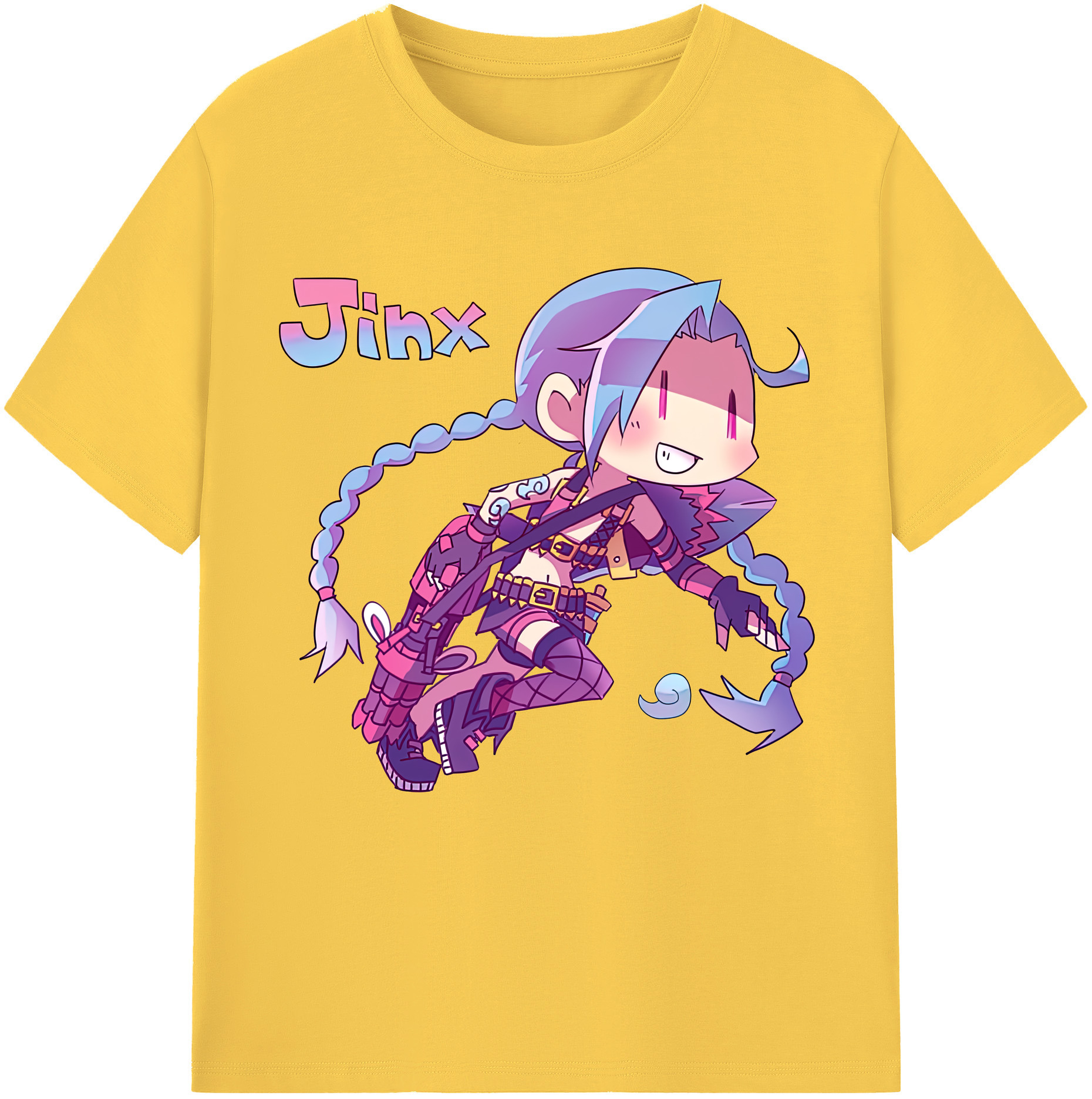リーグ・オブ・レジェンド League of Legends LOL 綿100％半袖Tシャツ（フロントプリント）