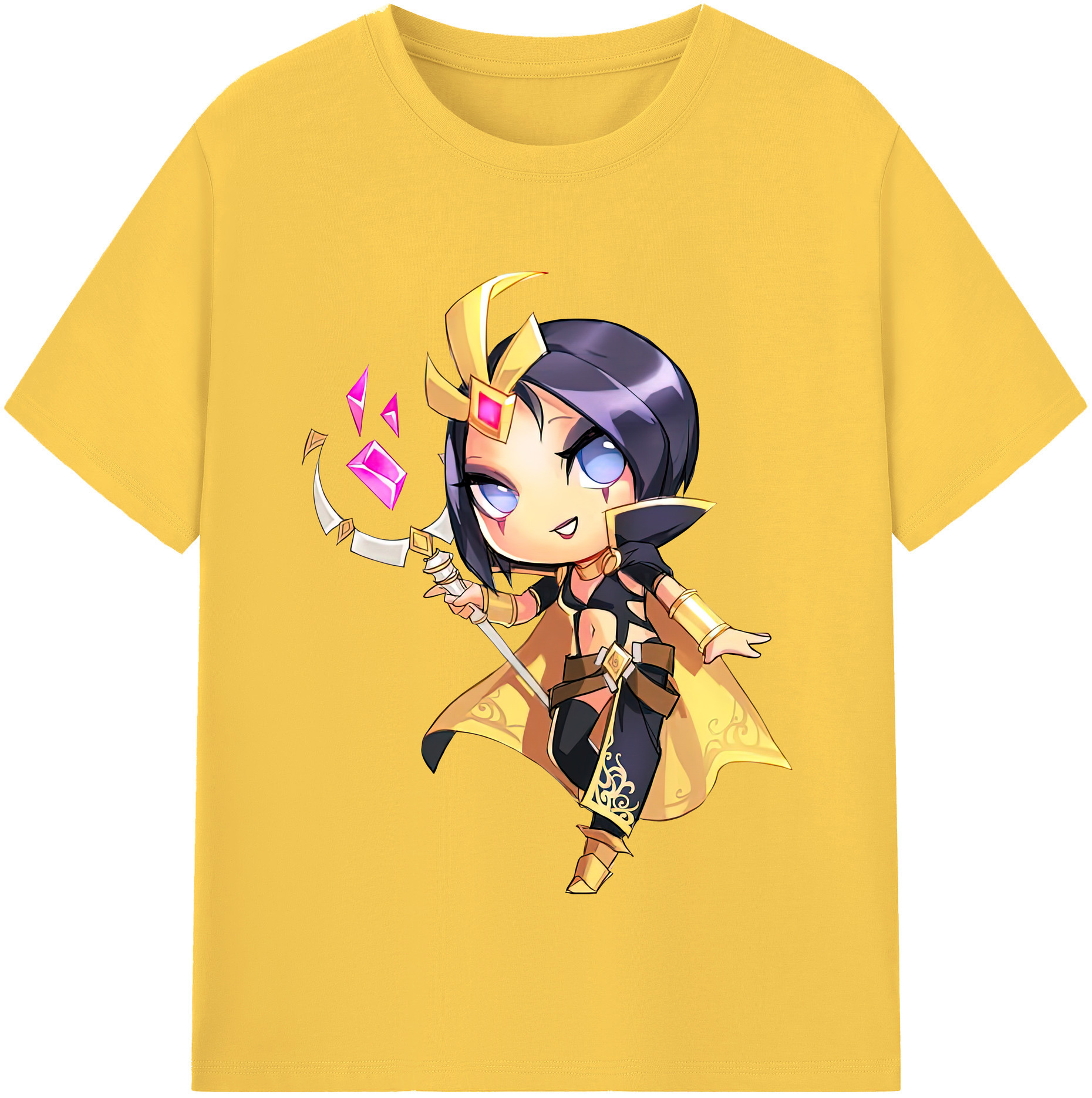 リーグ・オブ・レジェンド League of Legends LOL 綿100％半袖Tシャツ（フロントプリント）