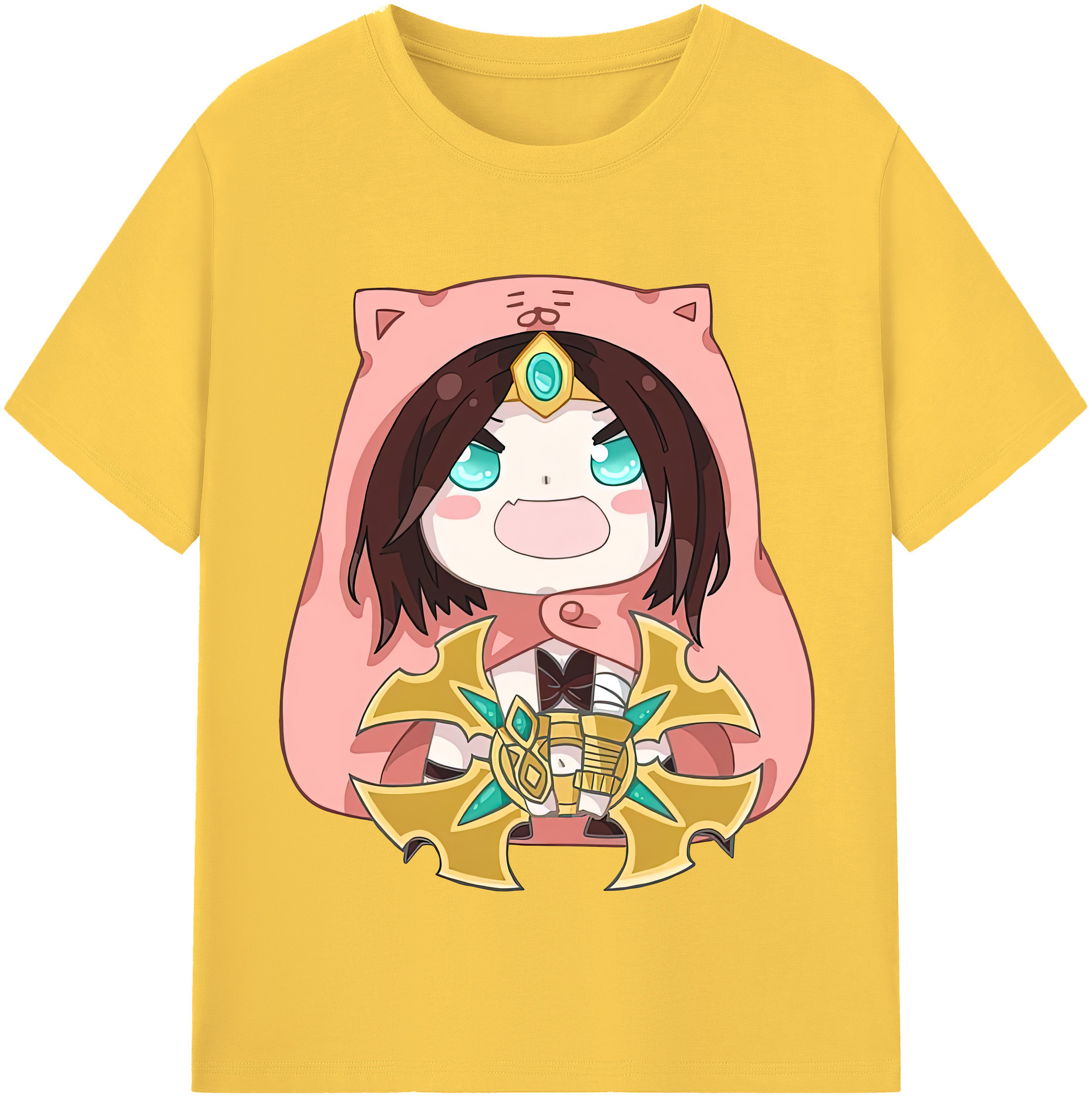 リーグ・オブ・レジェンド League of Legends LOL 綿100％半袖Tシャツ（フロントプリント）