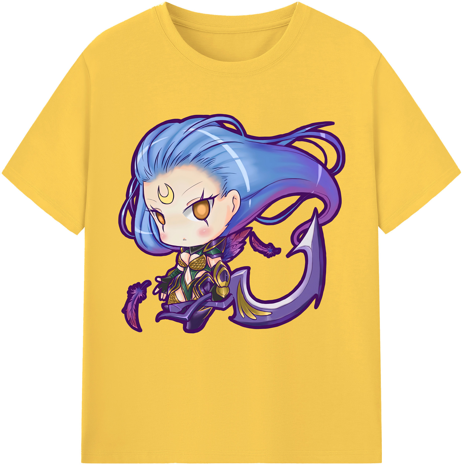 （画像用） リーグ・オブ・レジェンド League of Legends LOL 綿100％半袖Tシャツ（フロントプリント）