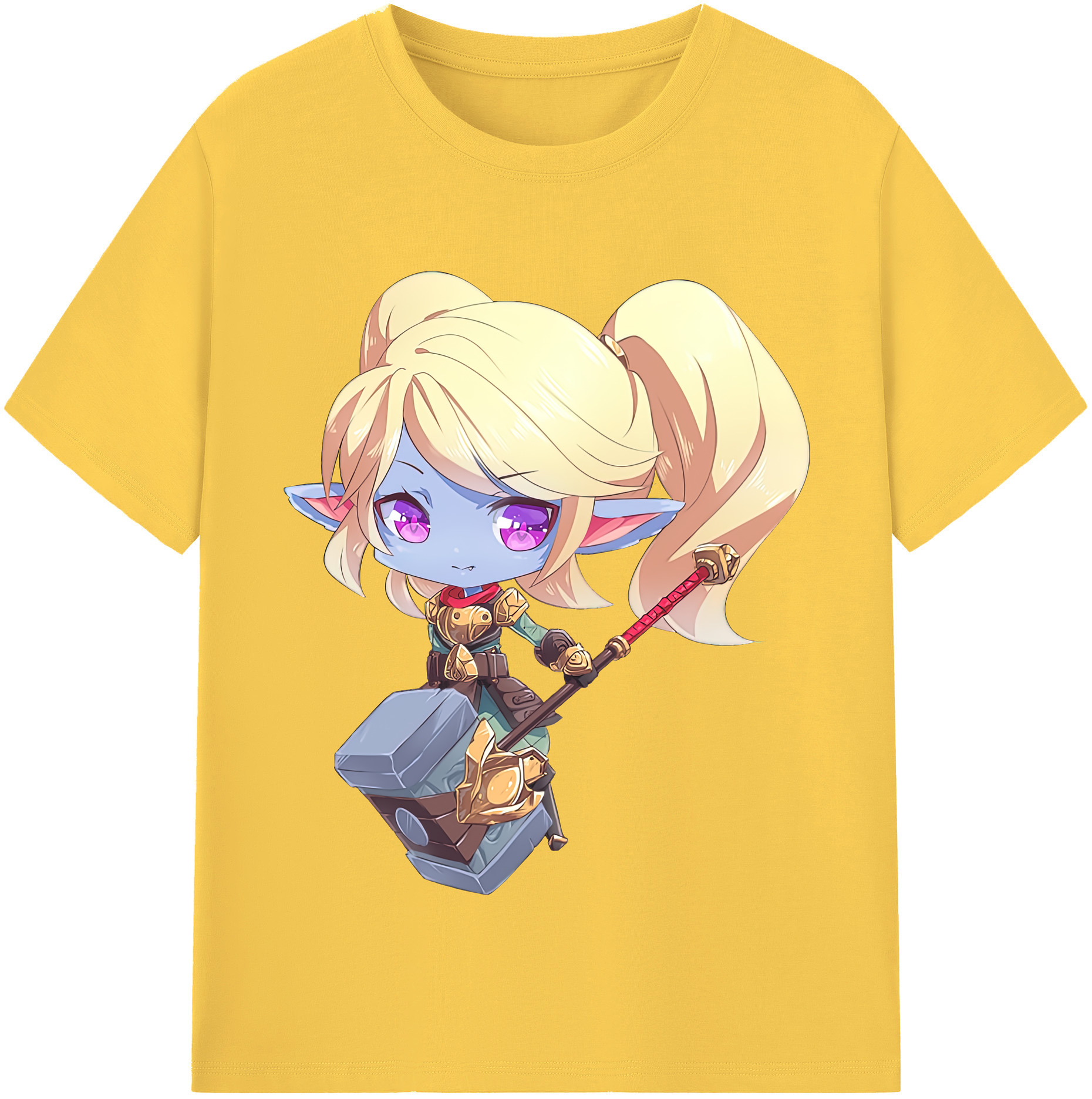 リーグ・オブ・レジェンド League of Legends LOL 綿100％半袖Tシャツ（フロントプリント）