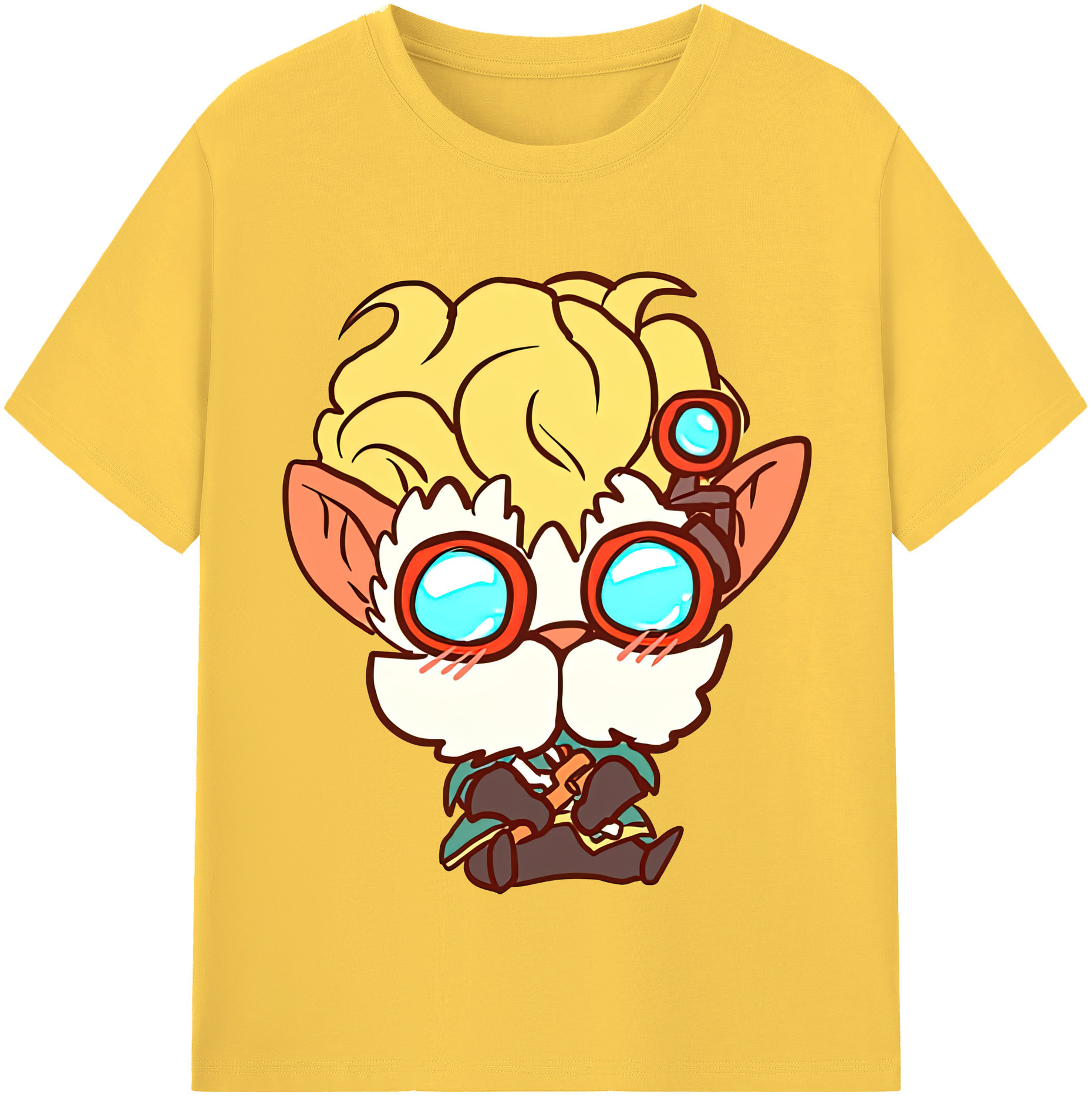 リーグ・オブ・レジェンド League of Legends LOL 綿100％半袖Tシャツ（フロントプリント）