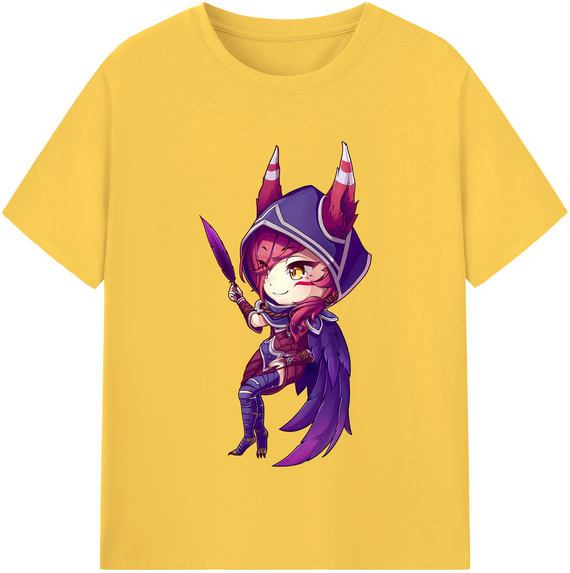 リーグ・オブ・レジェンド League of Legends LOL 綿100％半袖Tシャツ（フロントプリント）
