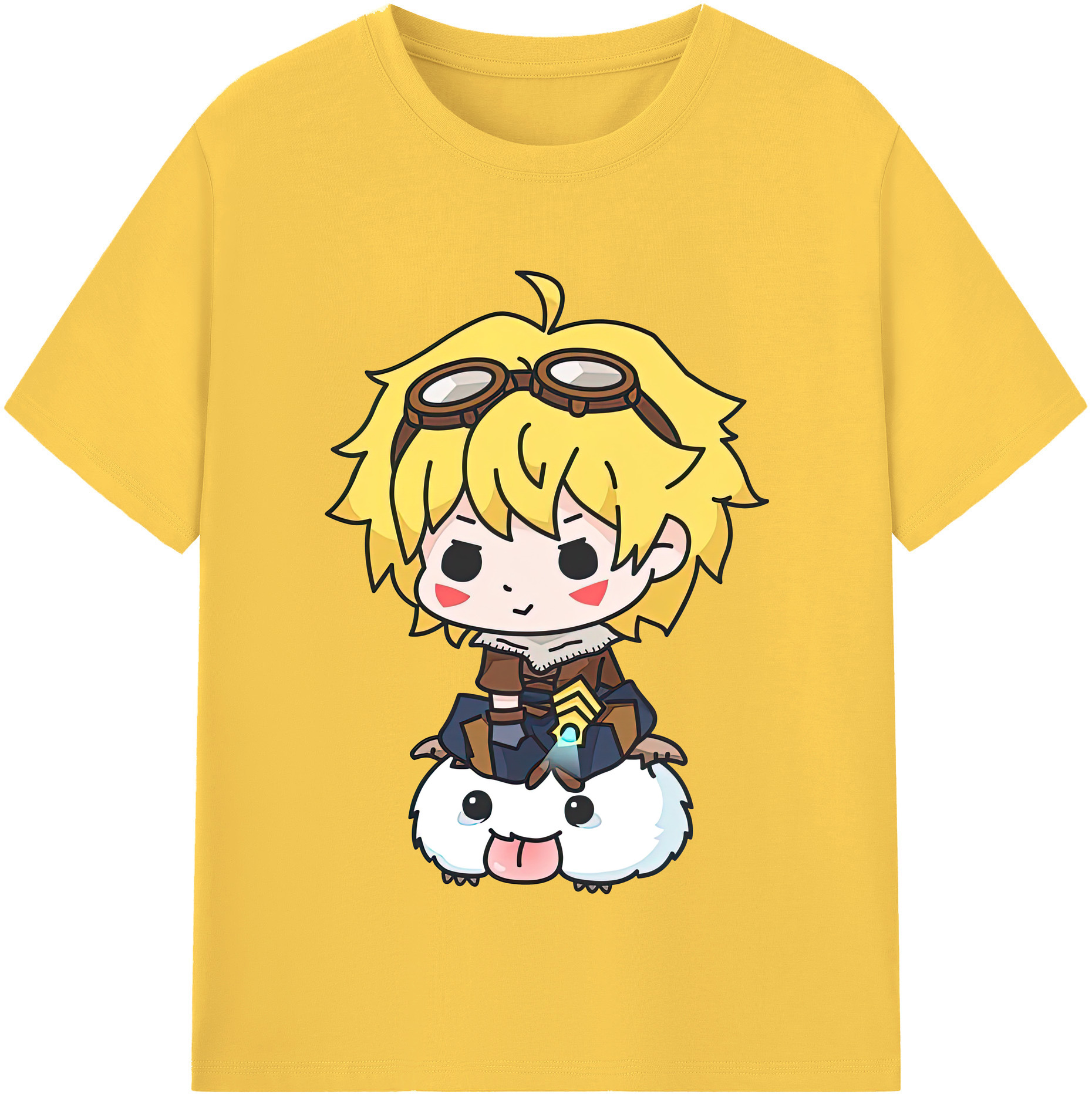 リーグ・オブ・レジェンド League of Legends LOL 綿100％半袖Tシャツ（フロントプリント）