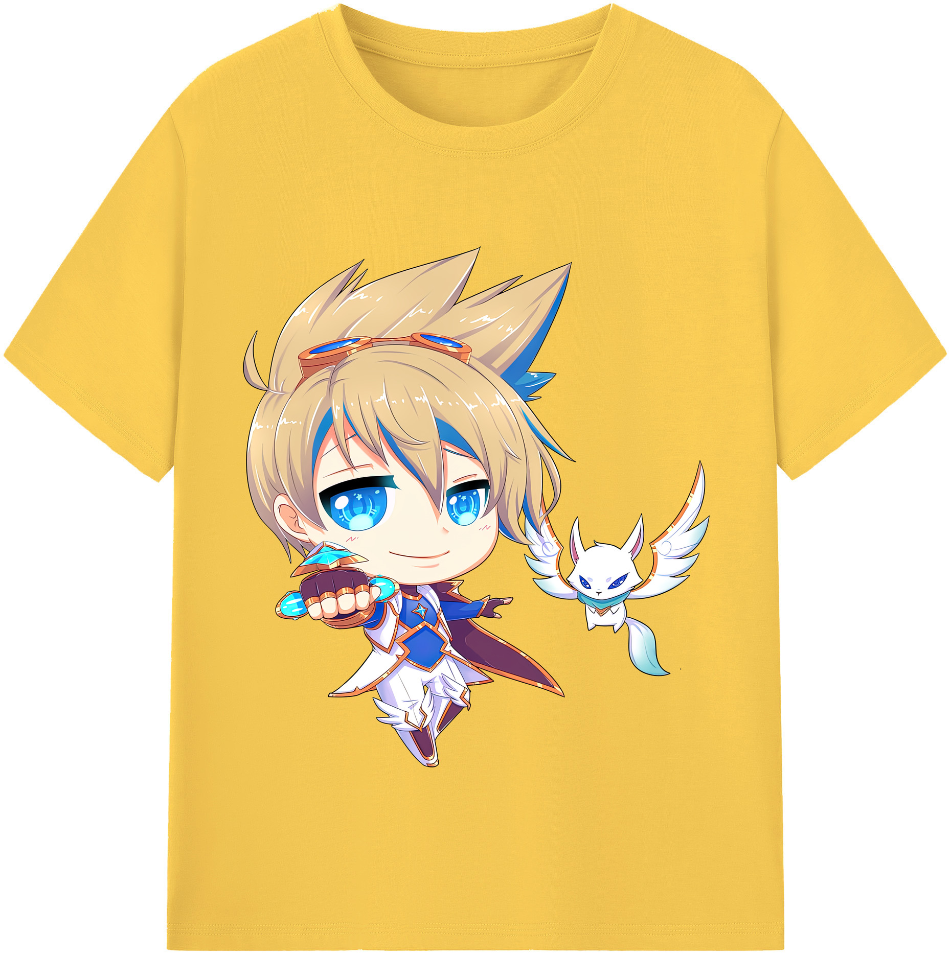 リーグ・オブ・レジェンド League of Legends LOL 綿100％半袖Tシャツ（フロントプリント）