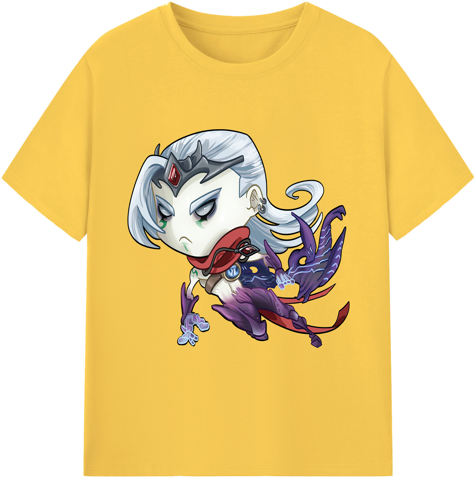リーグ・オブ・レジェンド League of Legends LOL 綿100％半袖Tシャツ（フロントプリント）