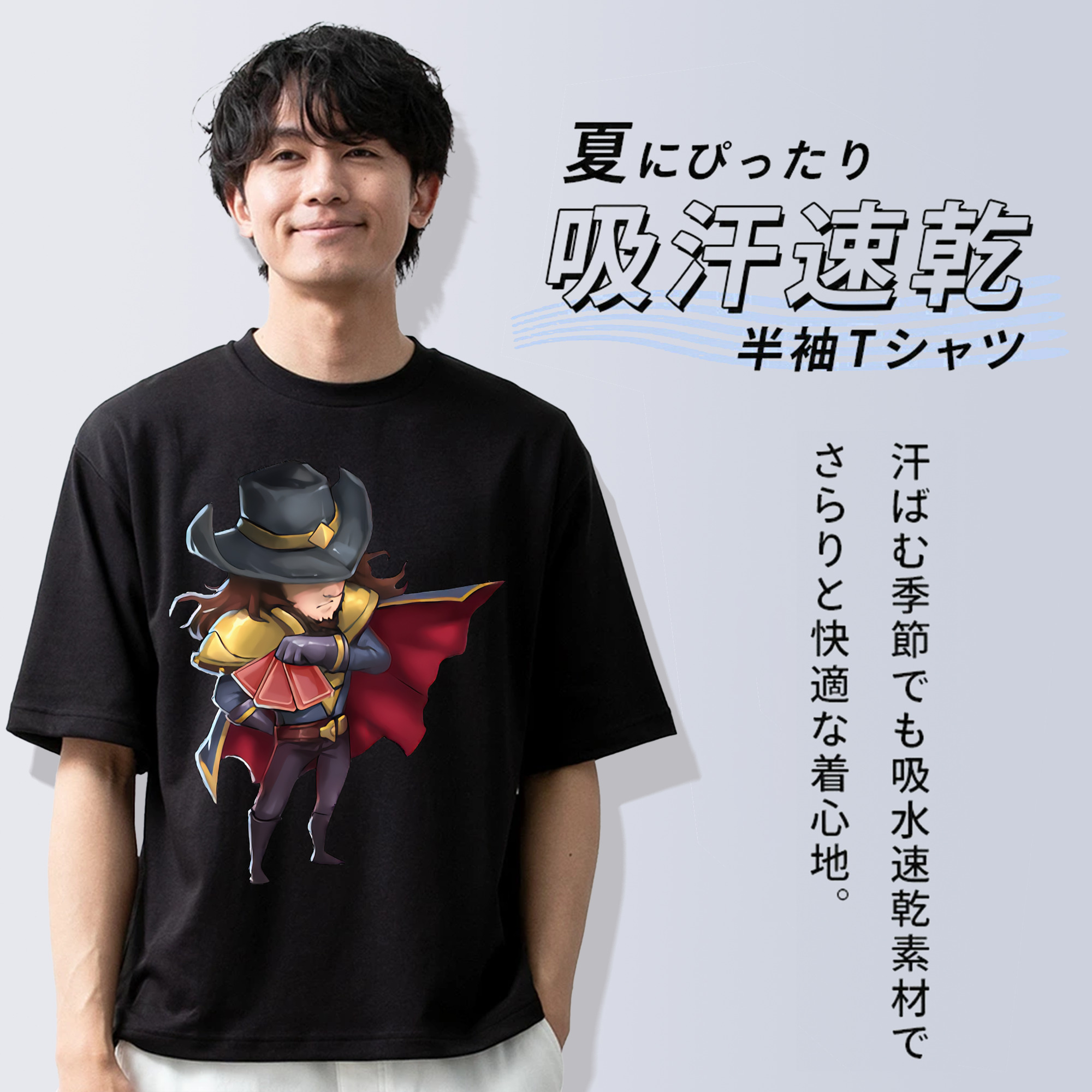 リーグ・オブ・レジェンド League of Legends LOL 綿100％半袖Tシャツ（フロントプリント）