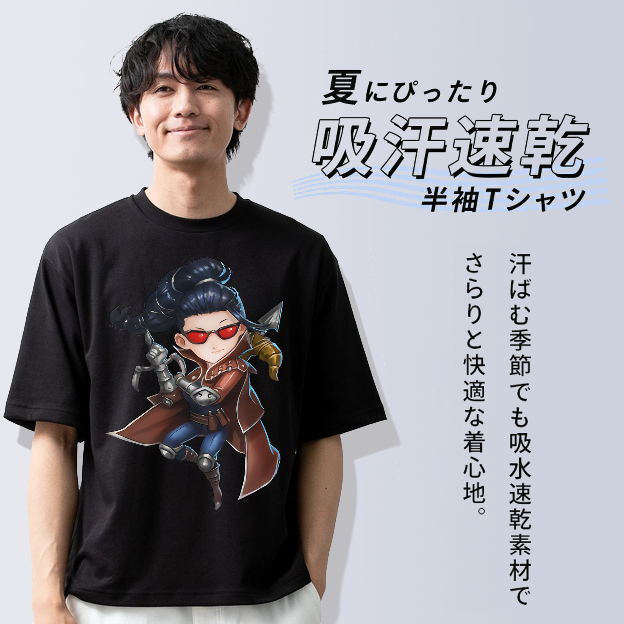 リーグ・オブ・レジェンド League of Legends LOL 綿100％半袖Tシャツ（フロントプリント）