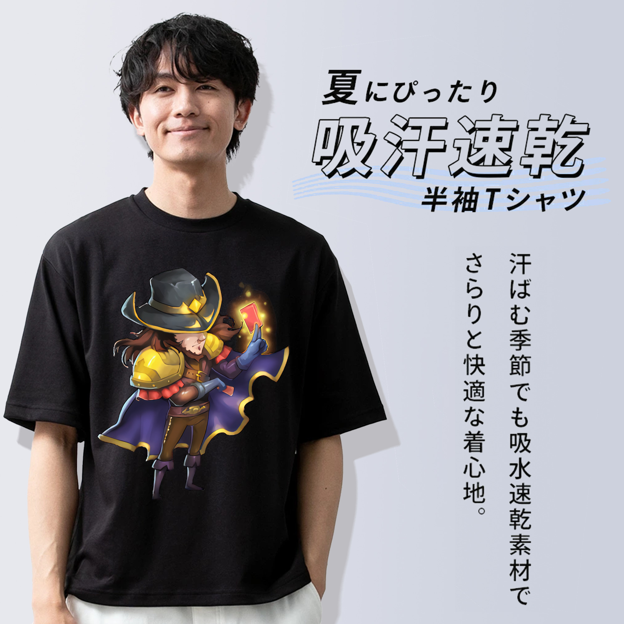リーグ・オブ・レジェンド League of Legends LOL 綿100％半袖Tシャツ（フロントプリント）