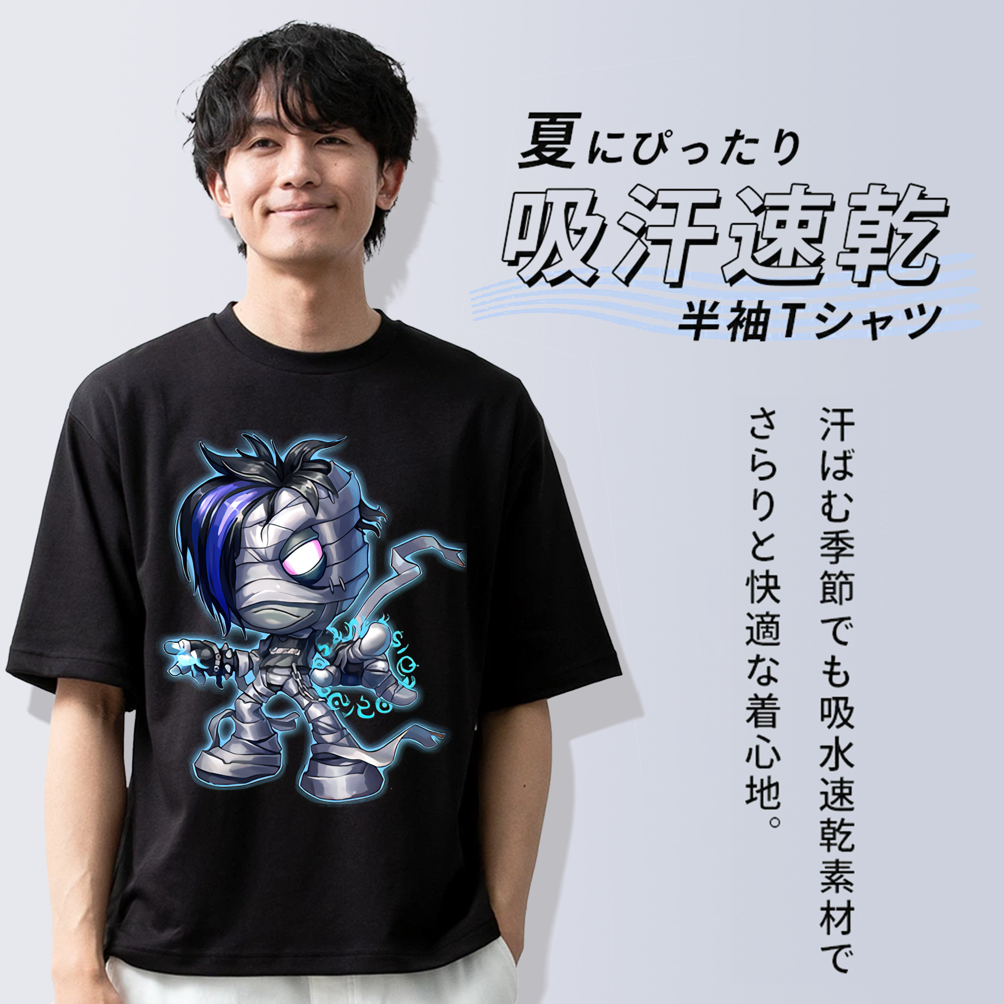 リーグ・オブ・レジェンド League of Legends LOL 綿100％半袖Tシャツ（フロントプリント）