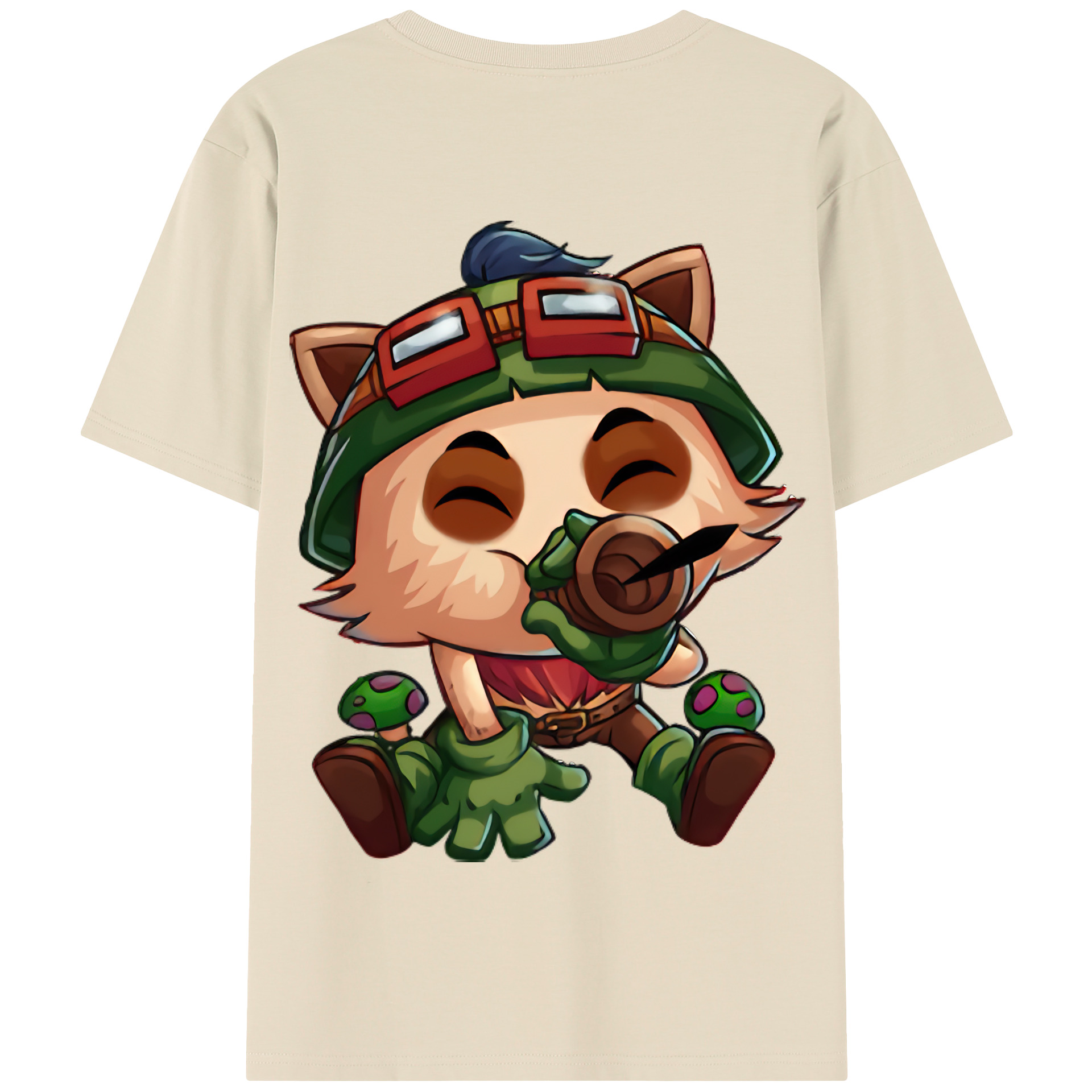 リーグ・オブ・レジェンド League of Legends LOL 綿100％半袖Tシャツ（背面プリント）