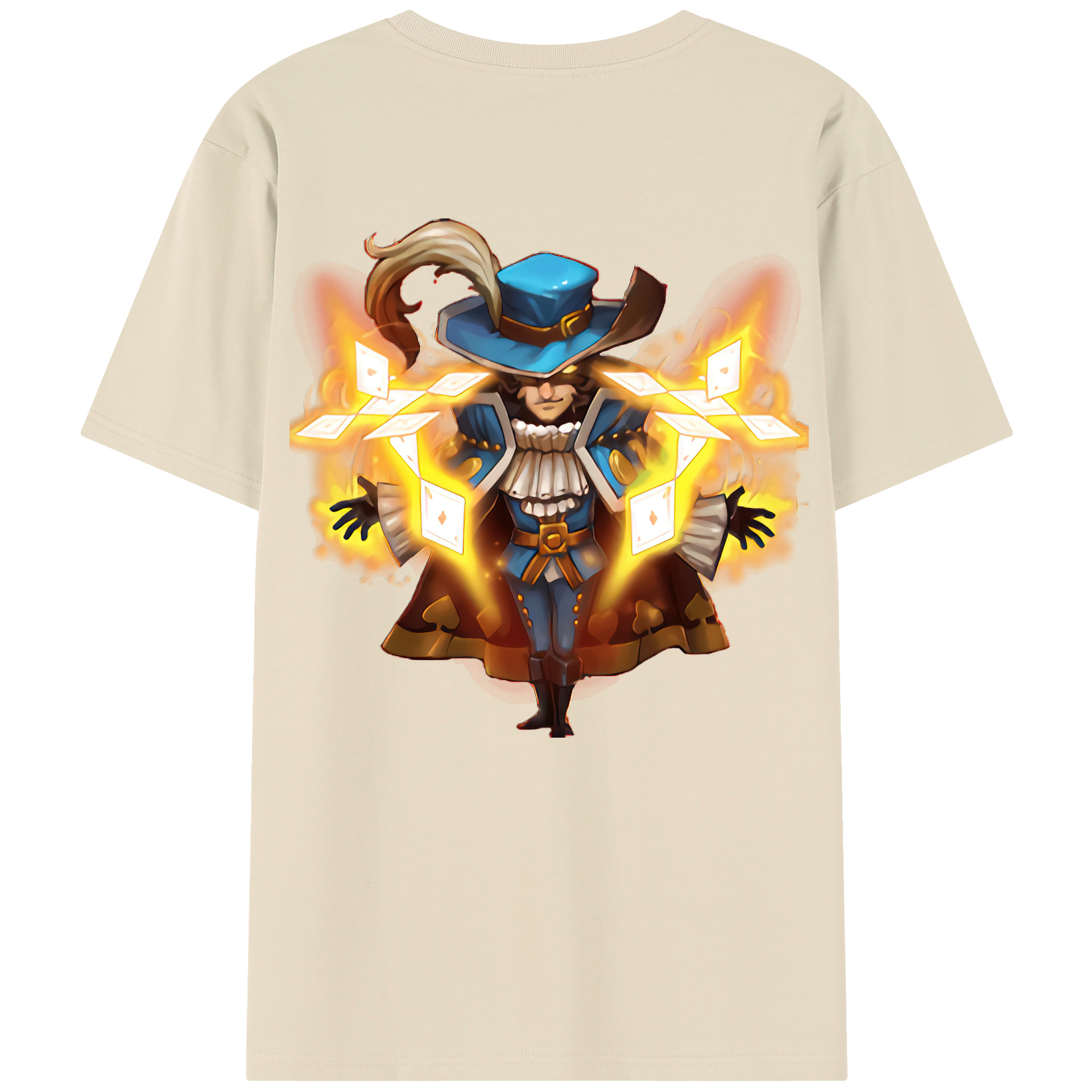 リーグ・オブ・レジェンド League of Legends LOL 綿100％半袖Tシャツ（背面プリント）