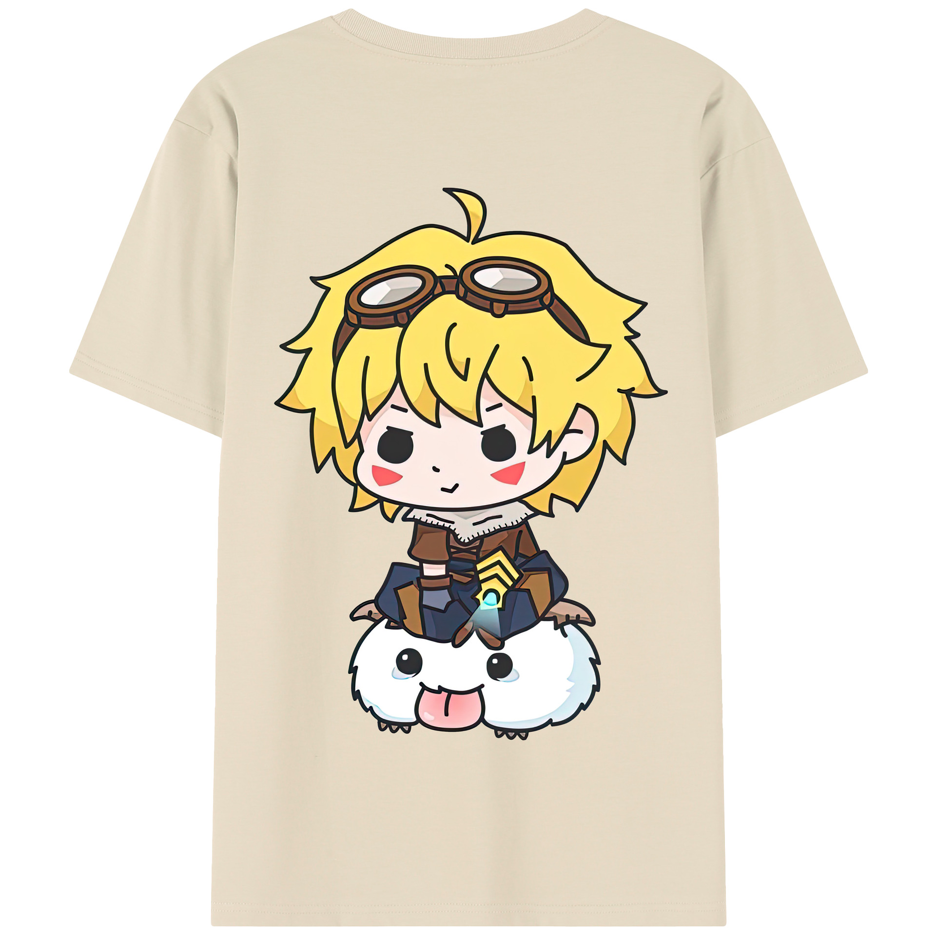 リーグ・オブ・レジェンド League of Legends LOL 綿100％半袖Tシャツ（背面プリント）